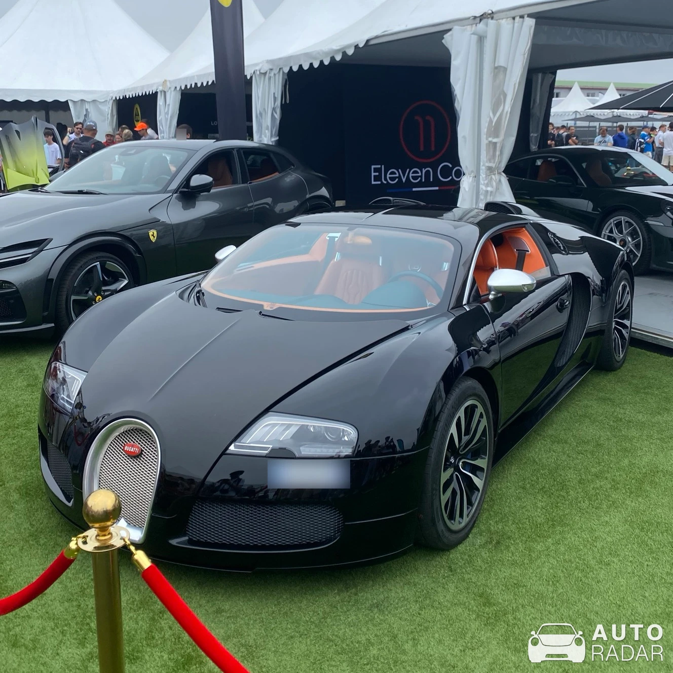 Bugatti Veyron 16.4 Sang Noir spotted in Le Vigeant