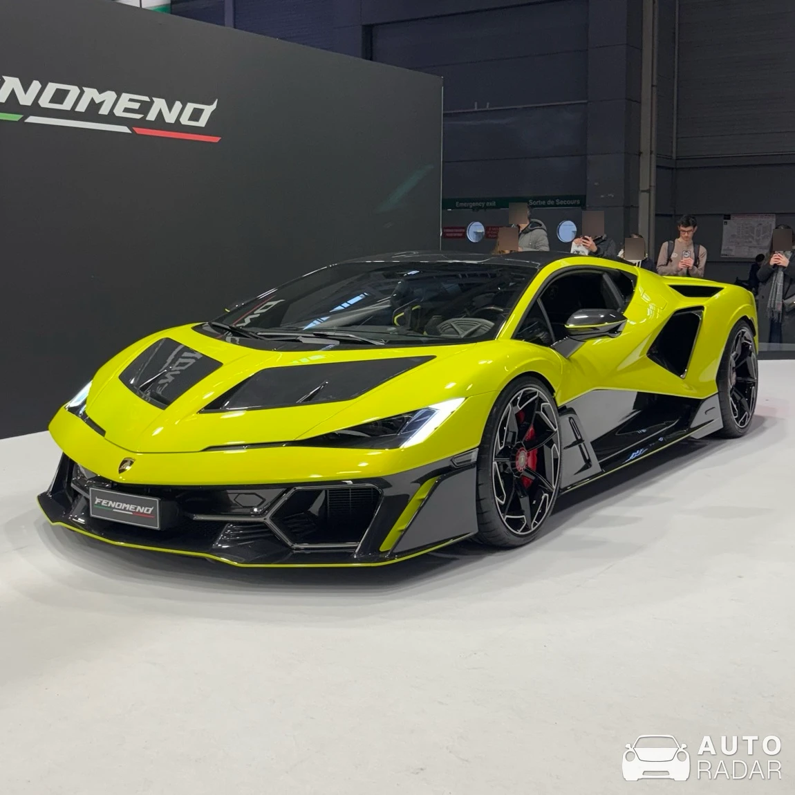 Lamborghini Fenomeno spotted in Paris, France