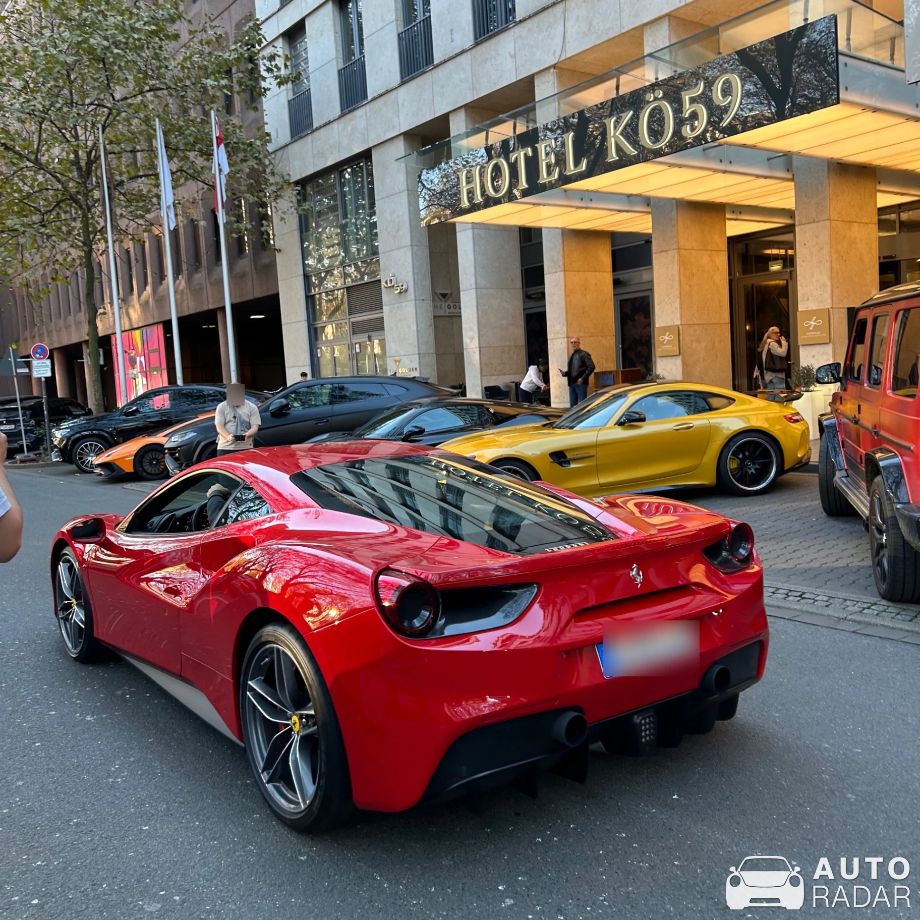 Ferrari 488 GTB spotted in Düsseldorf, Deutschland