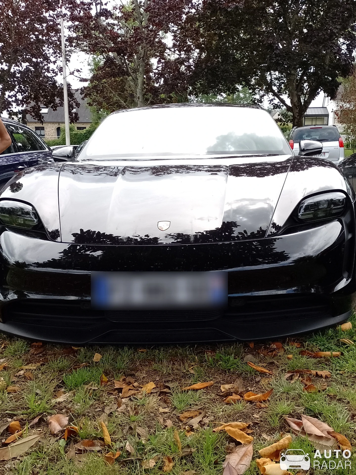 Porsche Taycan 4S spotted in Combrit, France