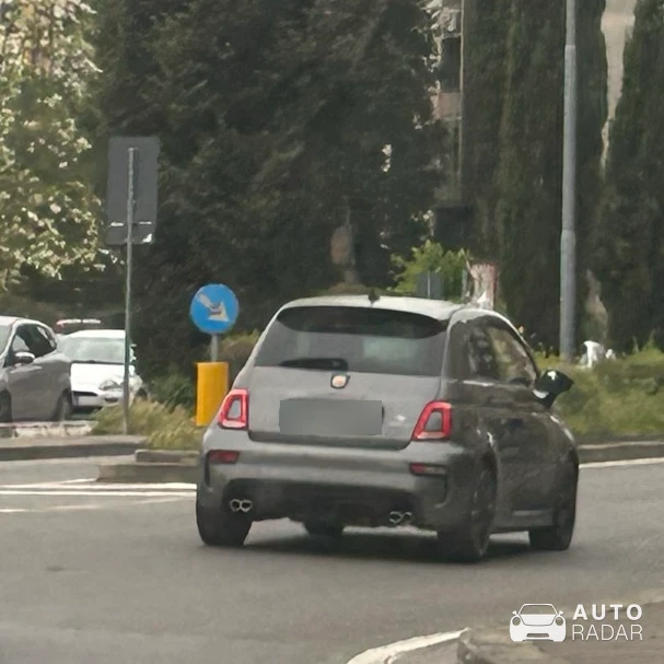 Abarth 595 Competizione 70th Anniversary Edition spotted in Calenzano