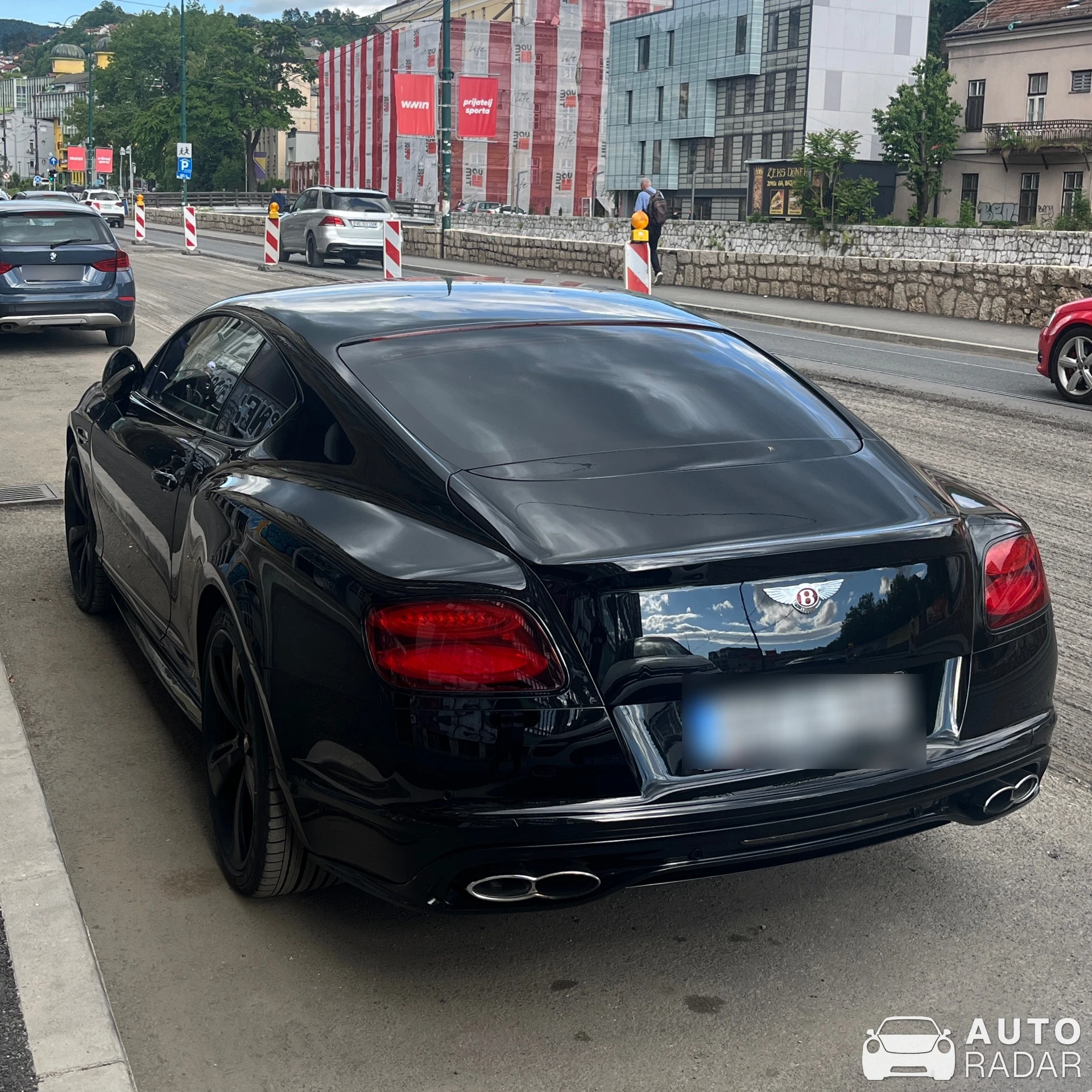 Bentley Continental GT V8 S Black Diamond Edition spotted in Sarajevo