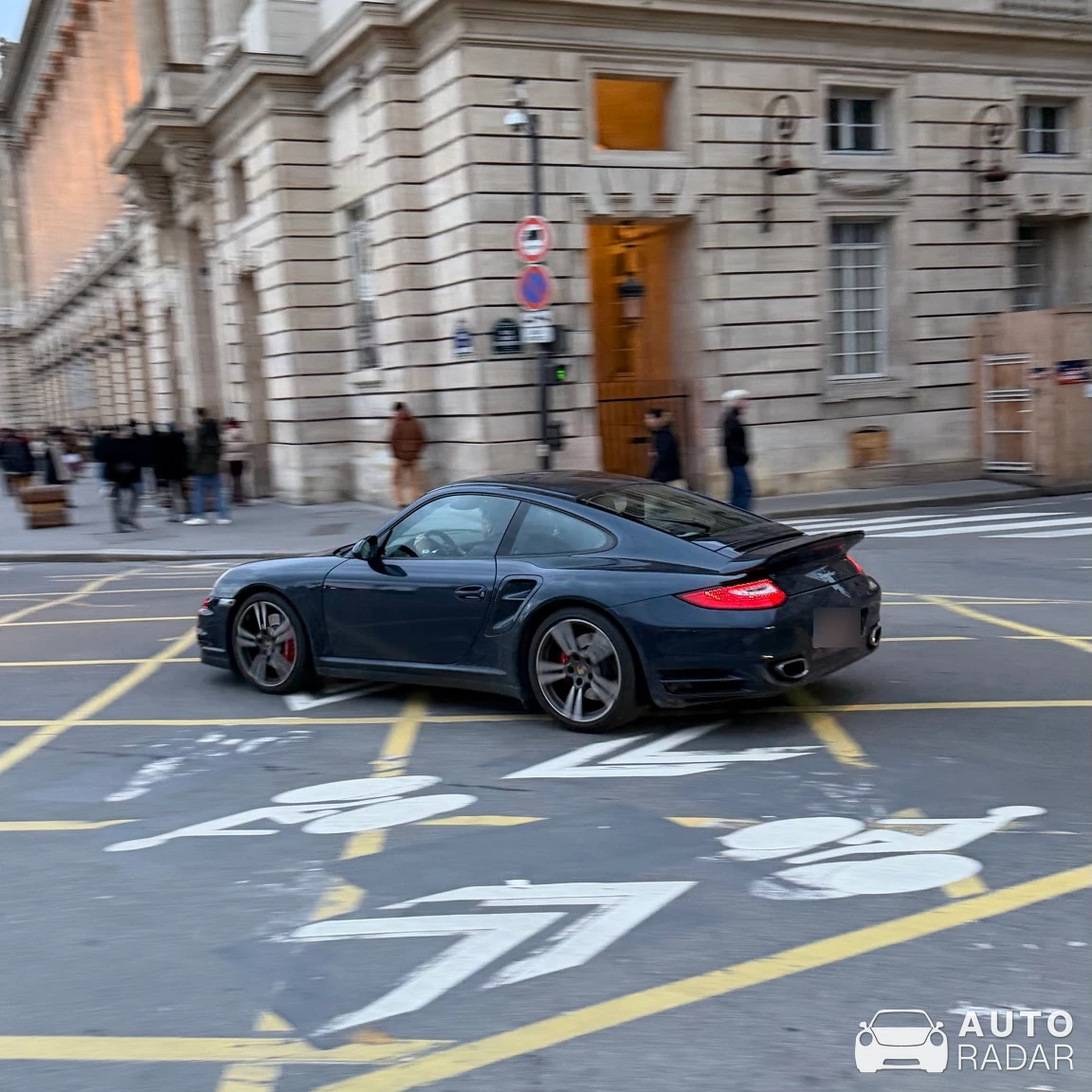Porsche 997 Turbo spotted in Paris, France