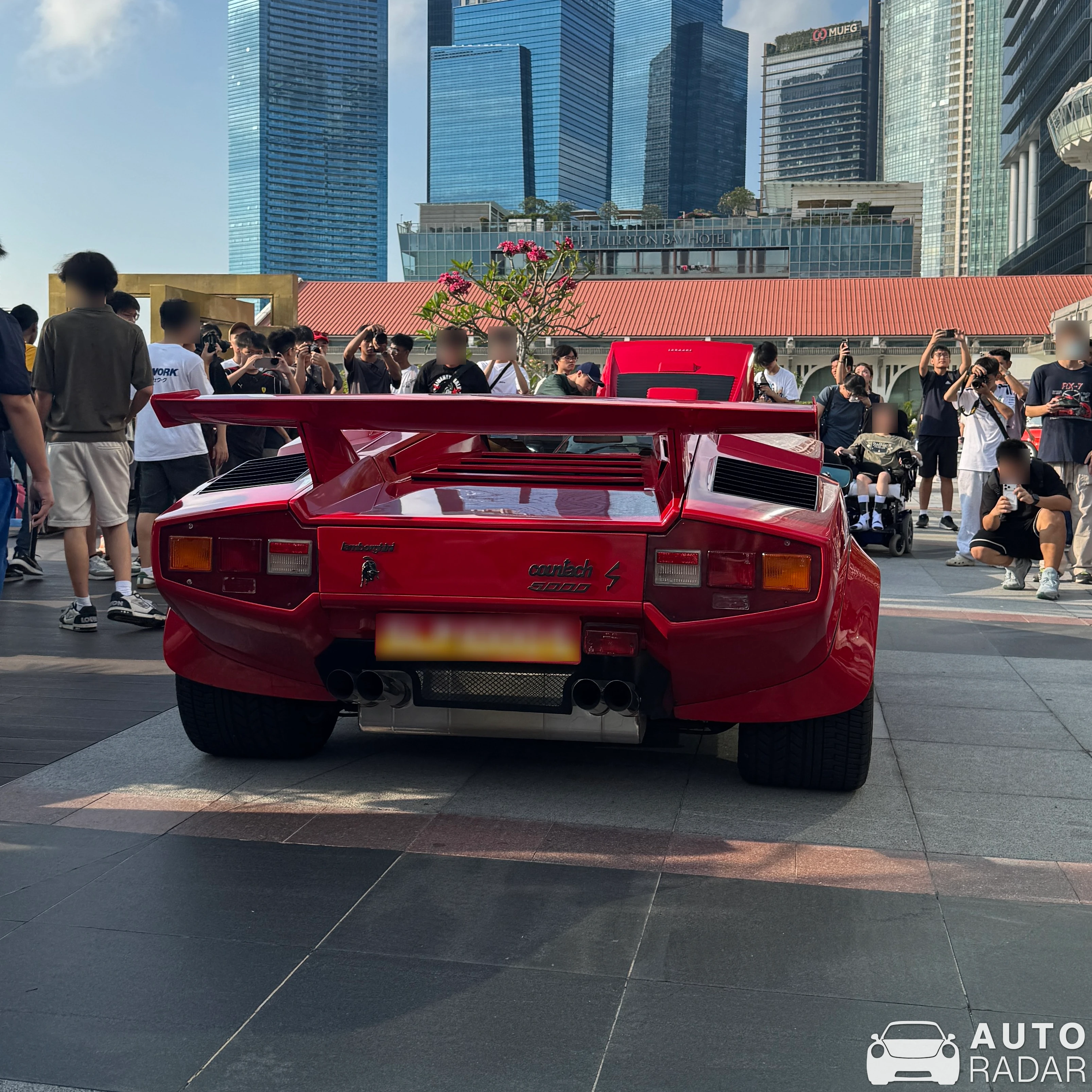 Lamborghini Countach LP500 S spotted in Singapore