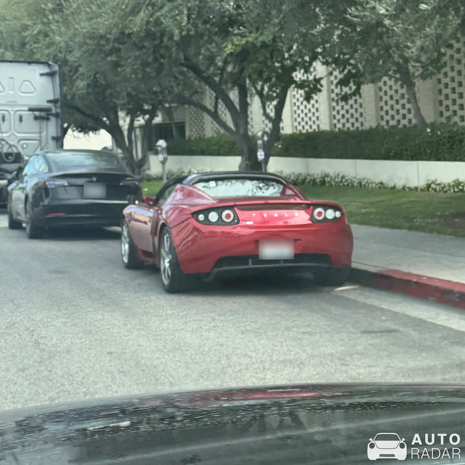 Tesla Roadster spotted in Beverly Hills