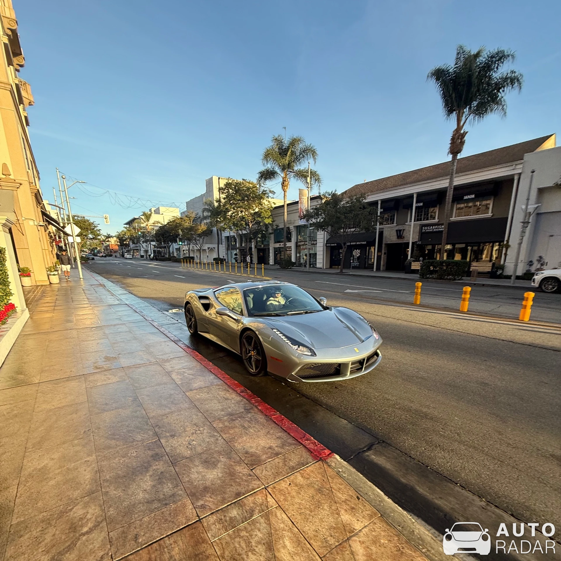 Ferrari 488 GTB spotted in Beverly Hills, United States