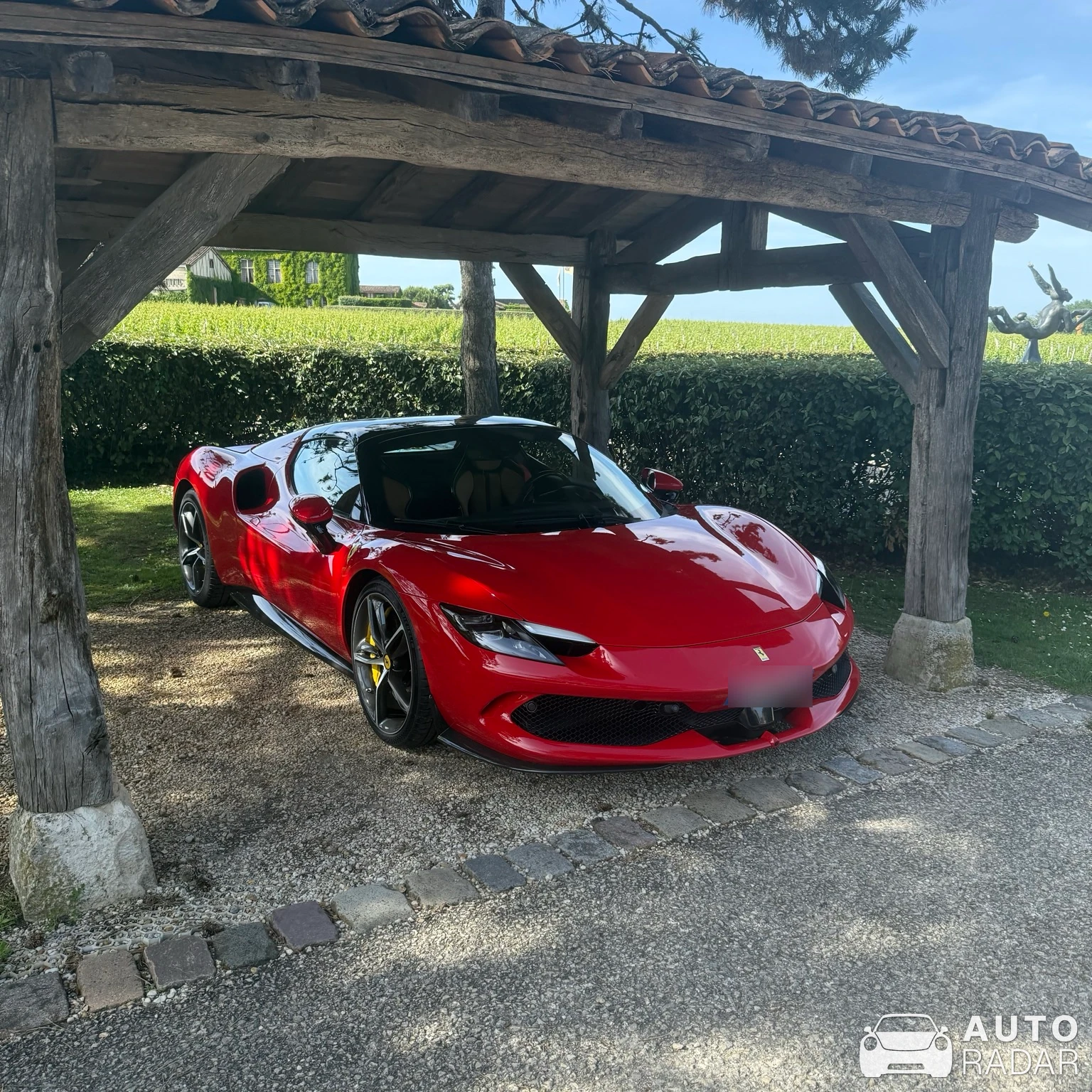 Ferrari 296 GTB spotted in Martillac, France