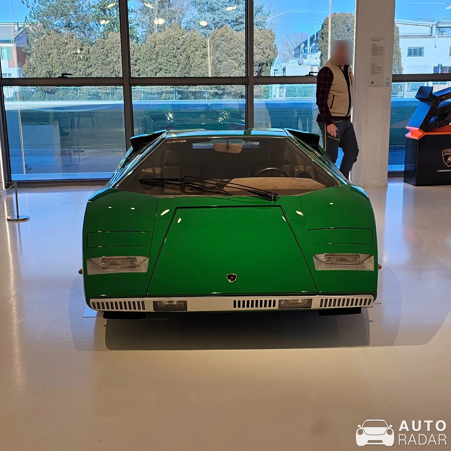 Lamborghini Countach LP400 spotted in Sant'Agata Bolognese, Italy