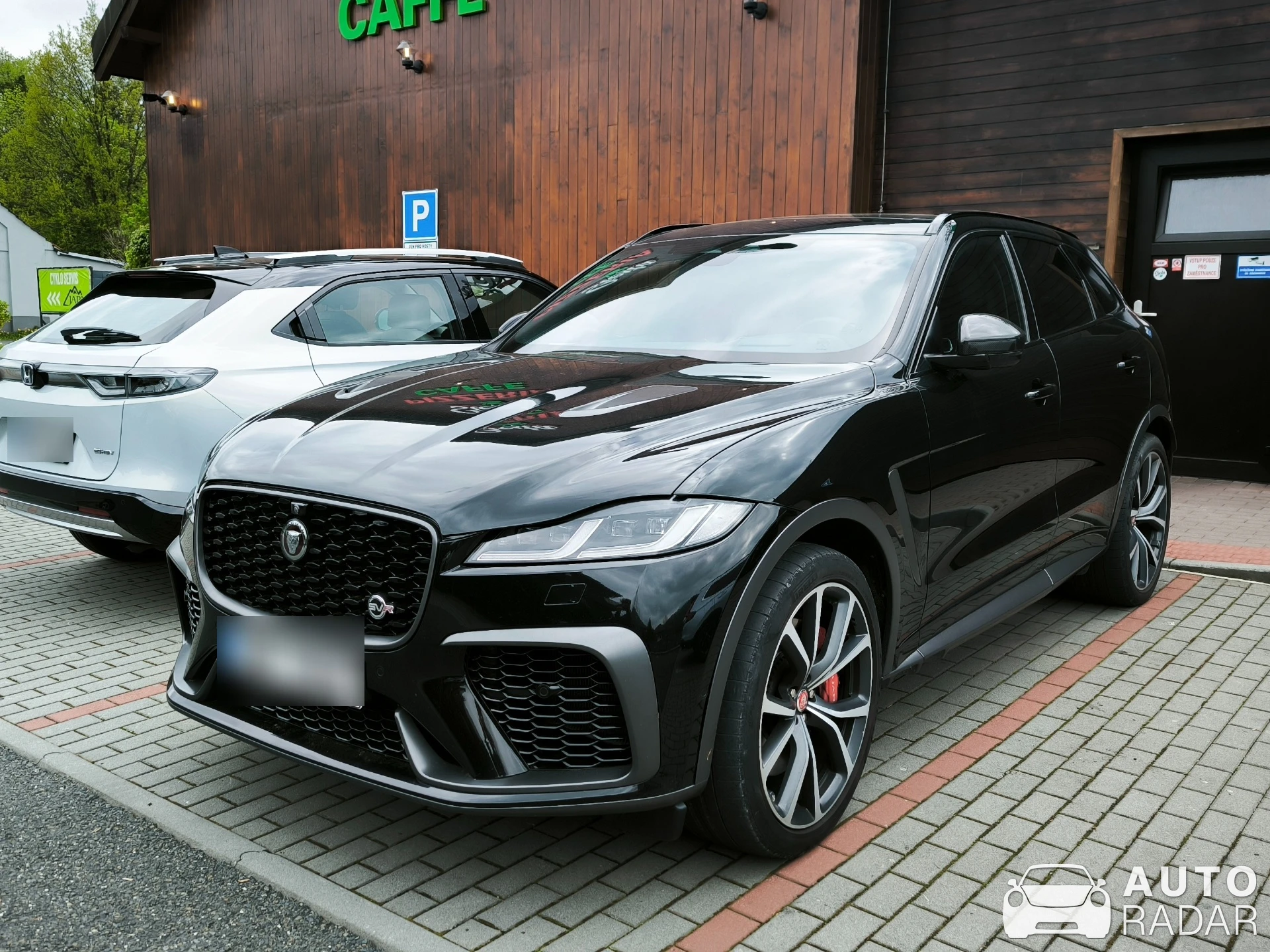 Jaguar F-PACE SVR spotted in Čeladná