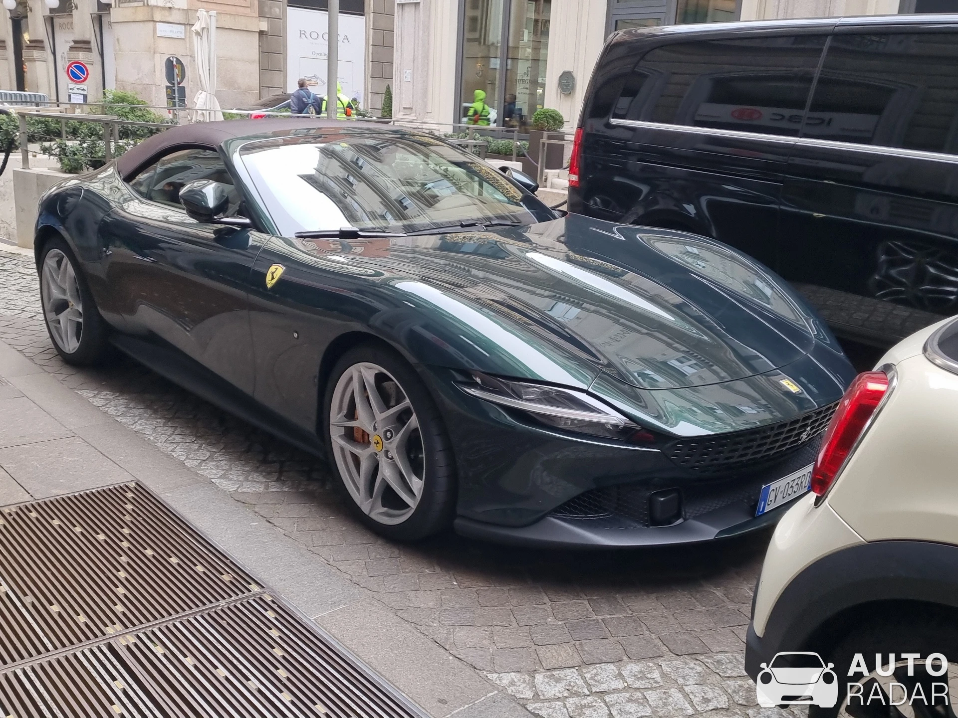 Ferrari Roma Spider spotted in Milano, Italia
