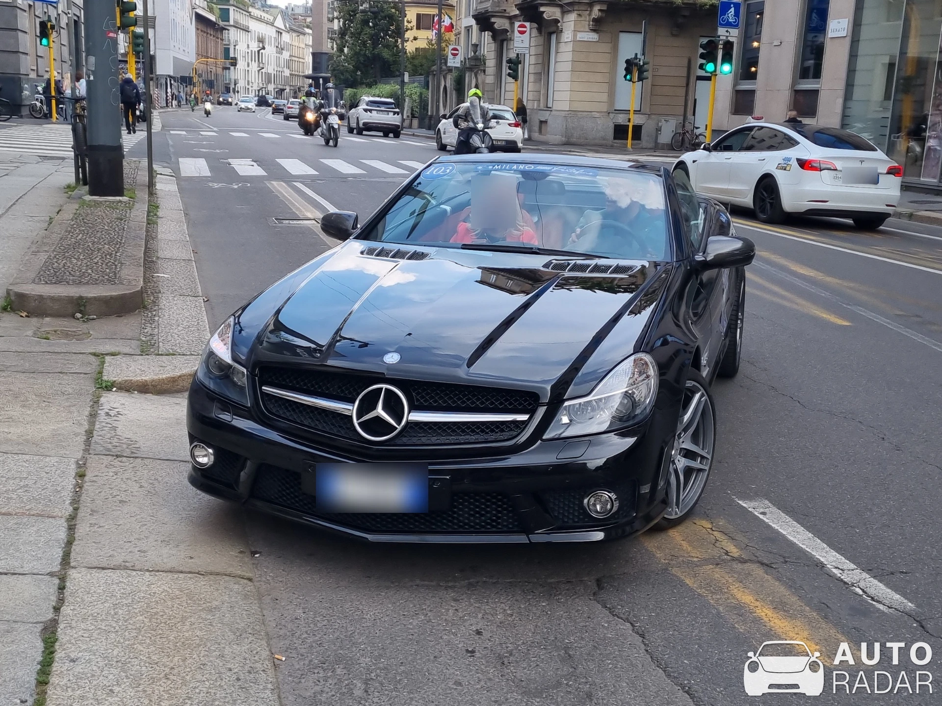 Mercedes-Benz Suhorovsky Design SL 63 AMG R230 spotted in Milano, Italy