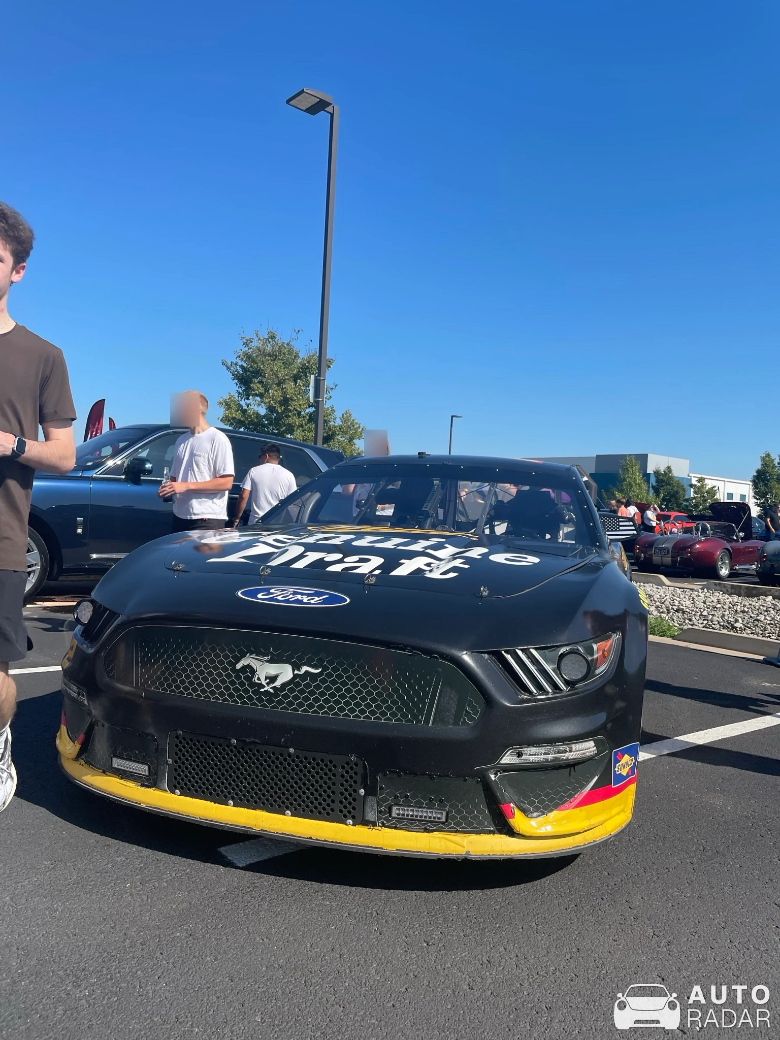 Ford Mustang NASCAR spotted in Fenton