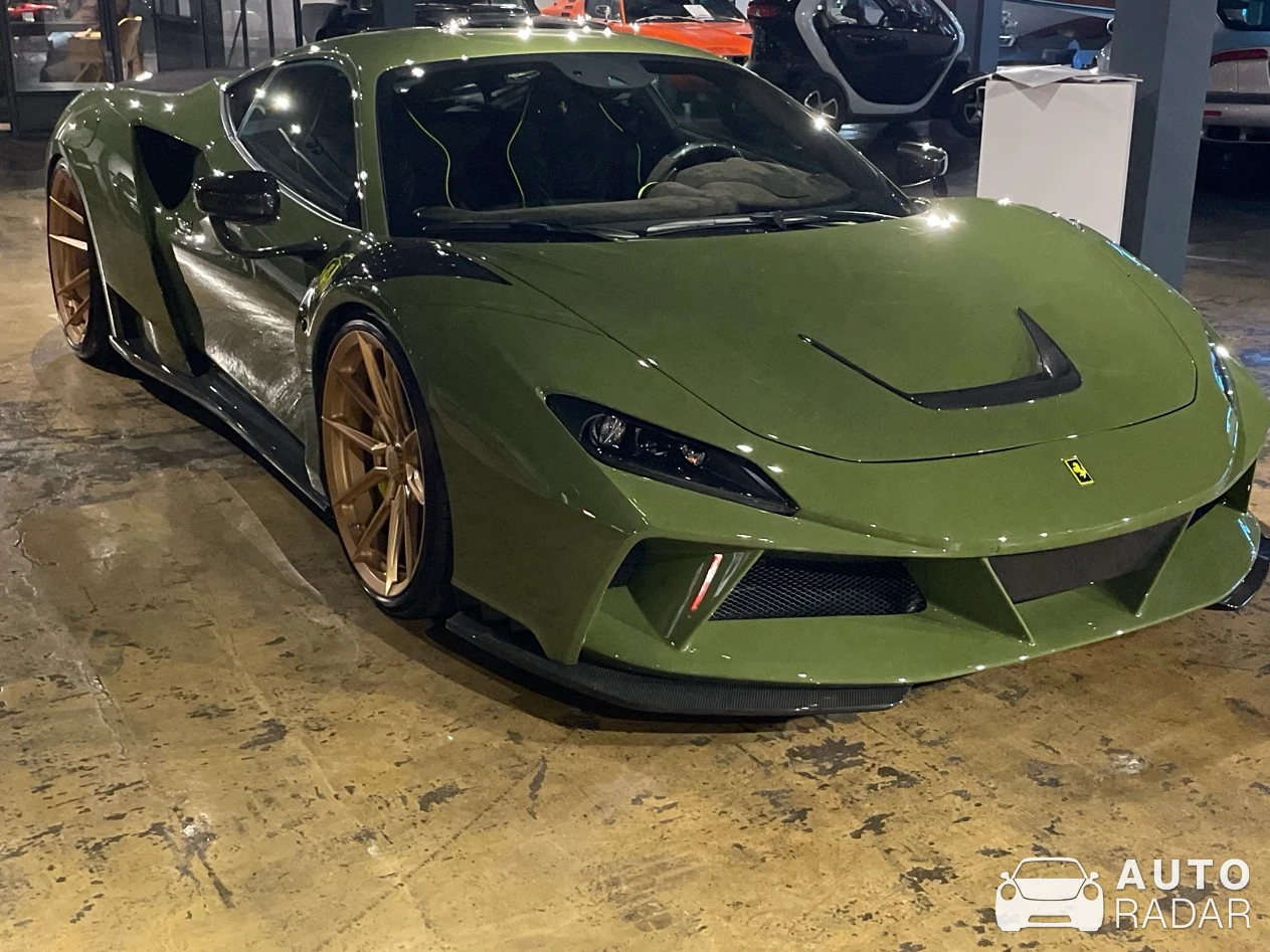 Ferrari F8 Tributo Novitec Rosso N-Largo spotted in Katwijk aan Zee