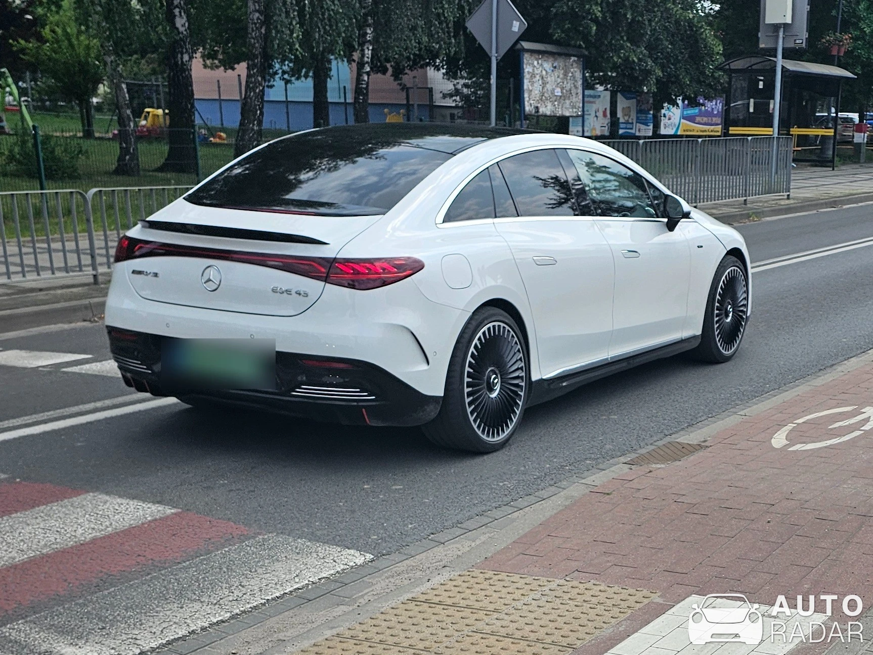 Mercedes-AMG EQE 43 spotted in Sochaczew