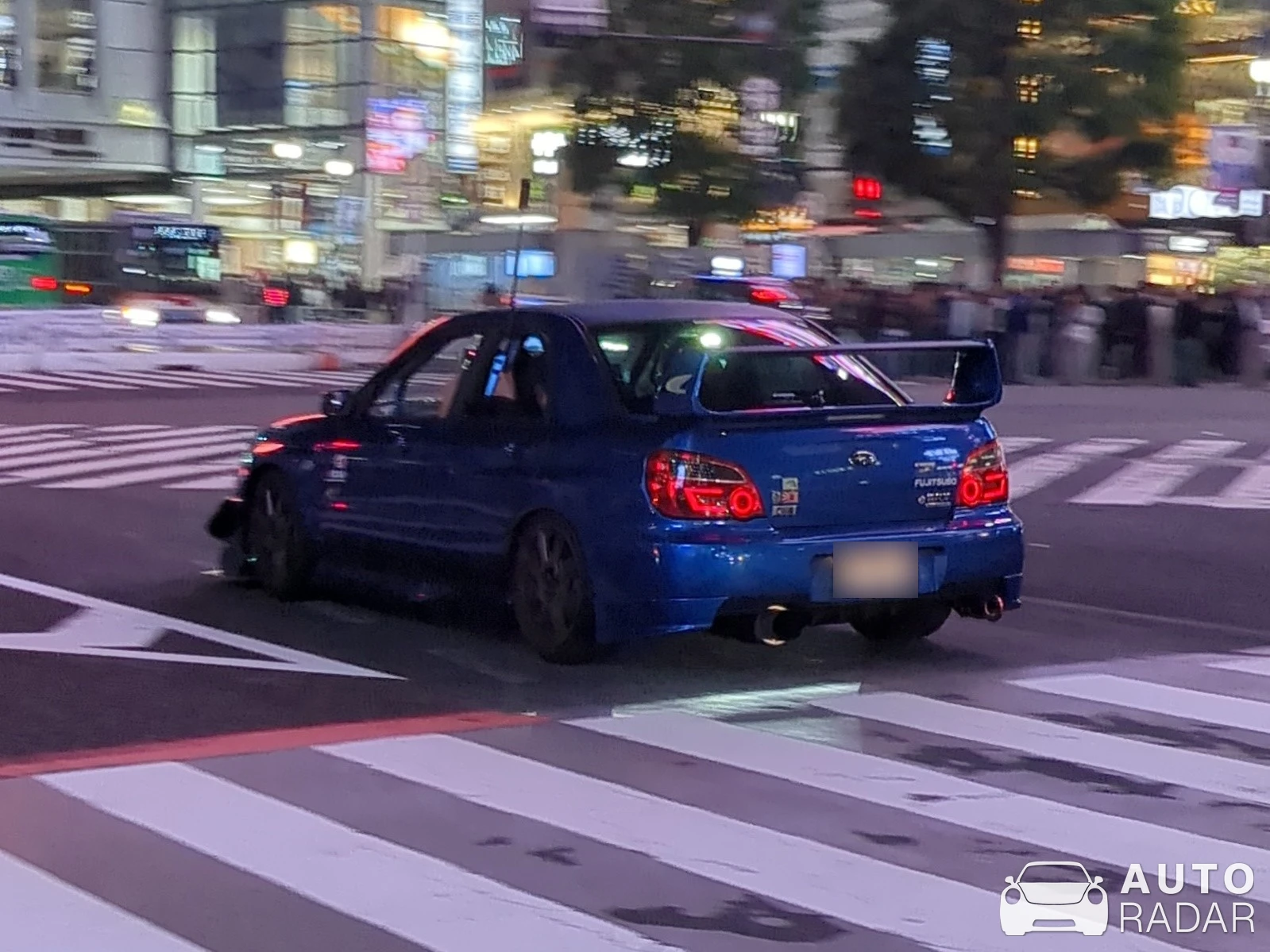 Subaru WRX STI WRC spotted in 渋谷区