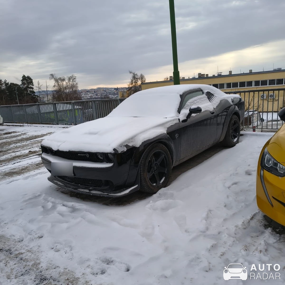 Dodge Challenger SRT Hellcat Widebody spotted in Třebíč, Czech Republic