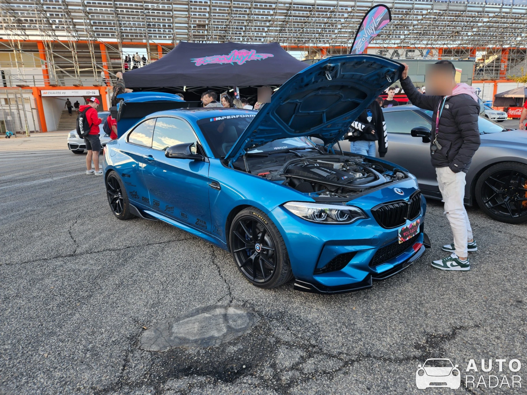 BMW M2 F87 Coupé Competition spotted in Cheste, Spain