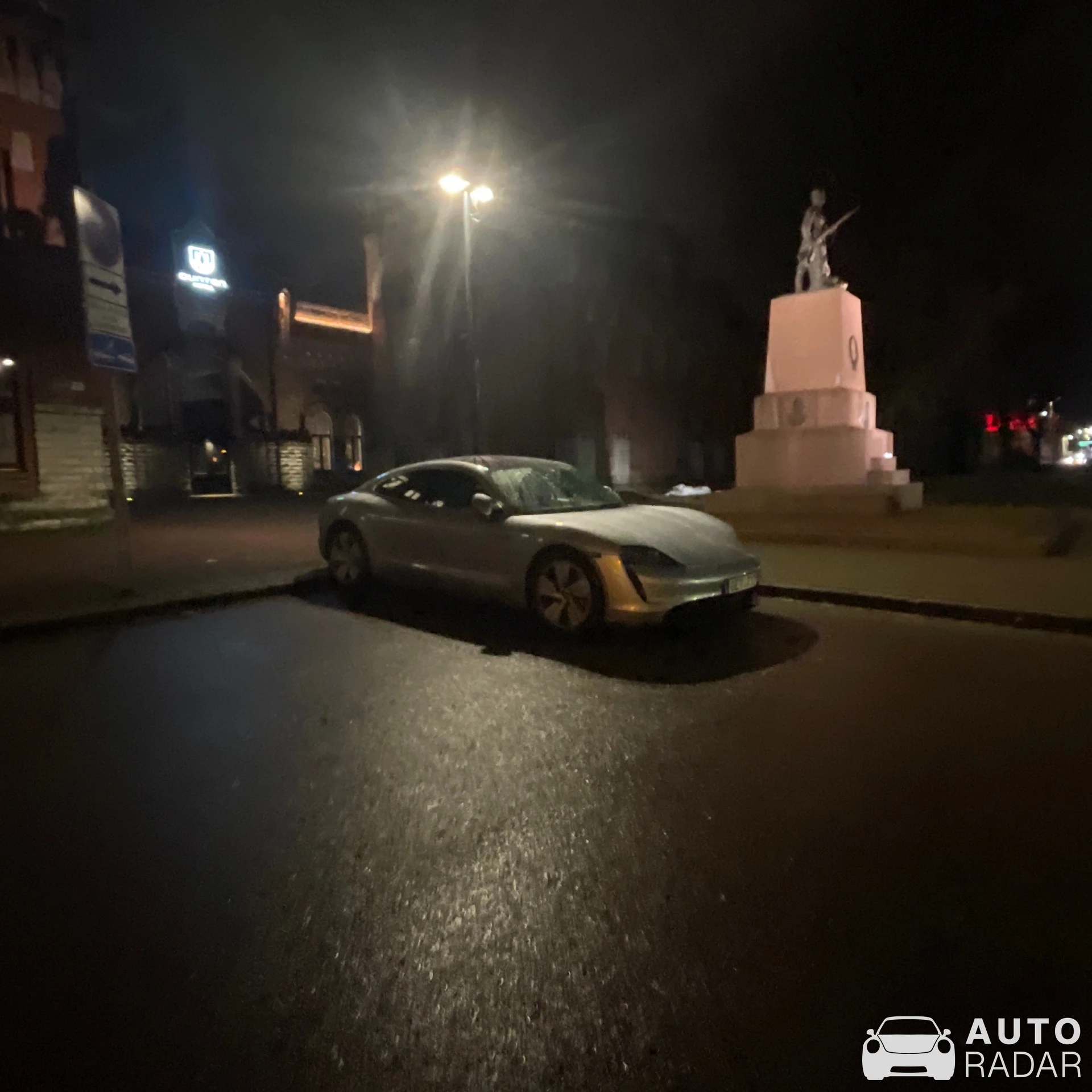Porsche Taycan spotted in Tallinn, Estonia