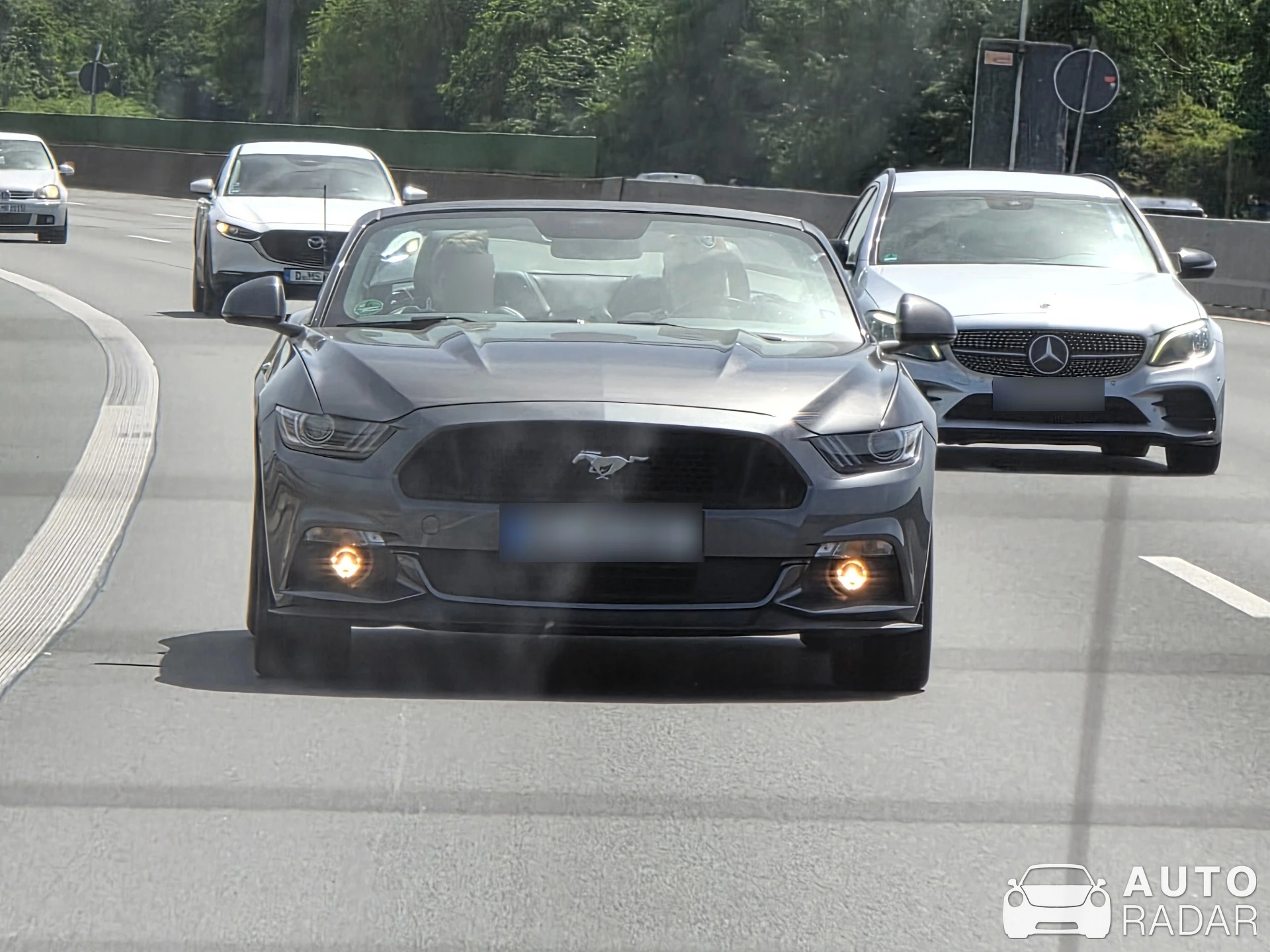Ford Mustang 2.3 Ecoboost Convertible spotted in Neuss