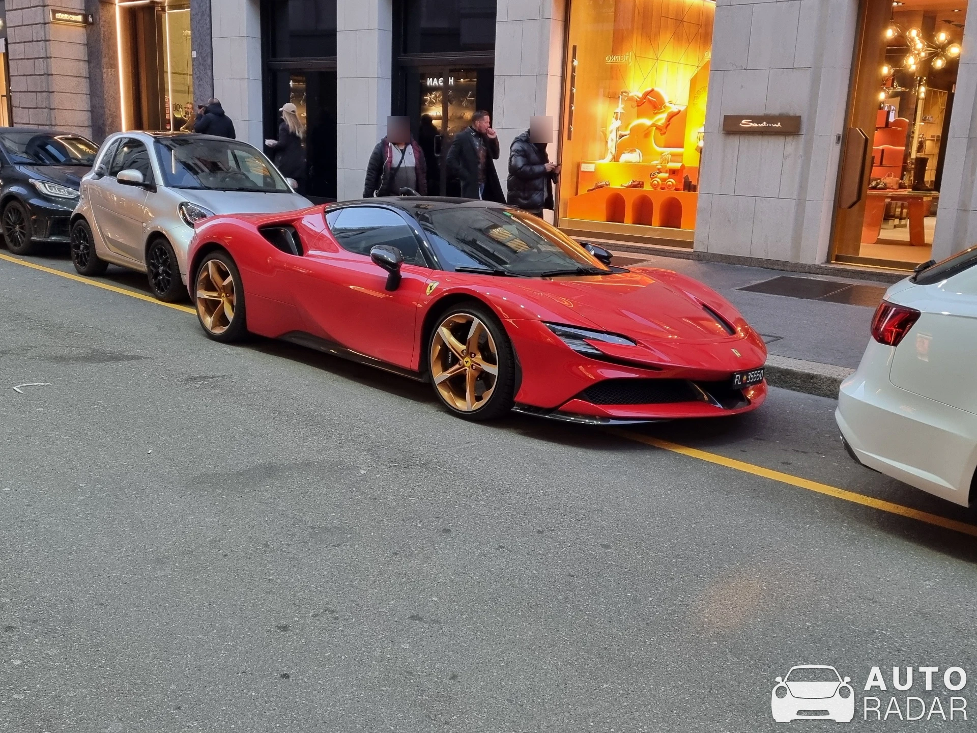 Ferrari SF90 Stradale spotted in Milano, Italy
