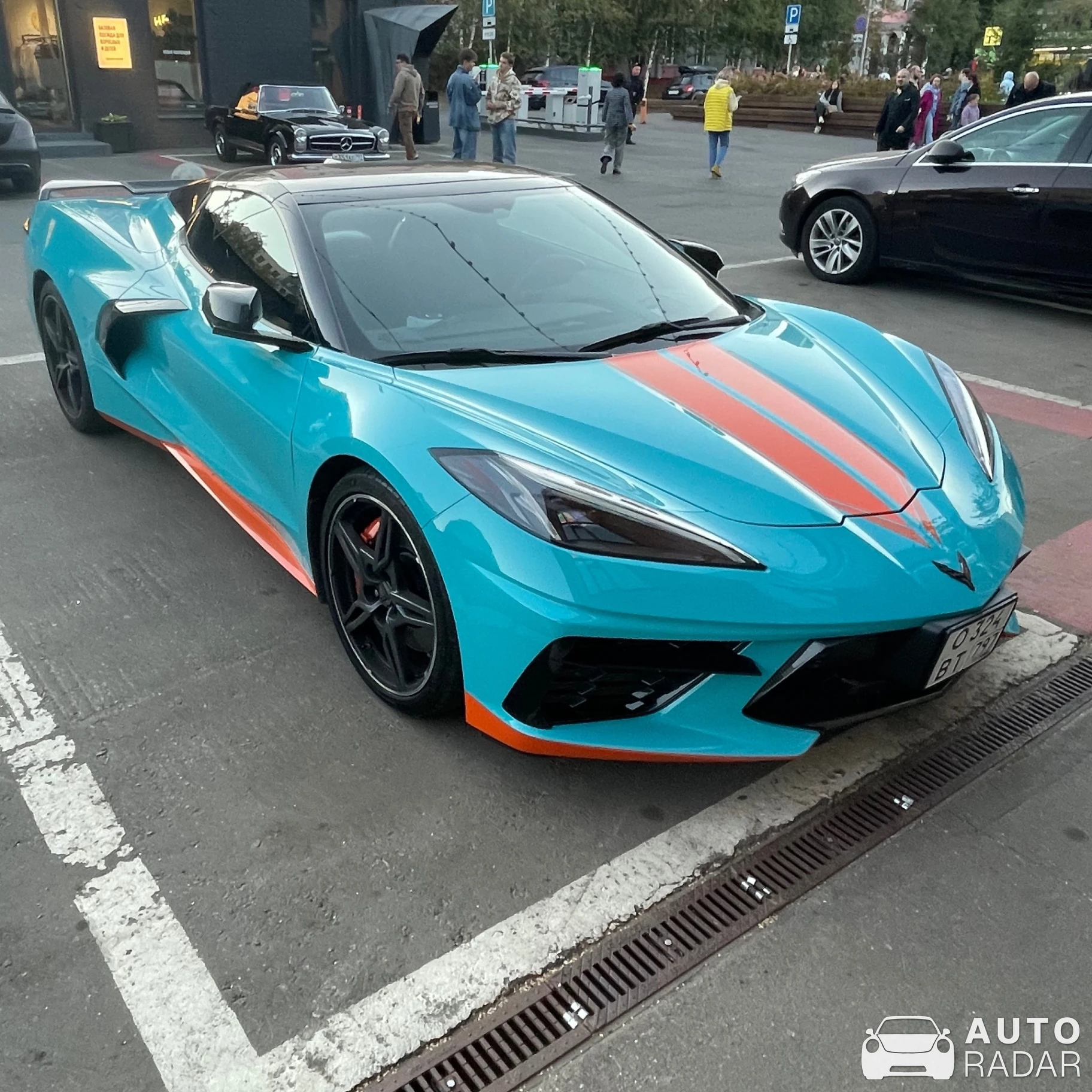 Chevrolet Corvette C8 Stingray Convertible spotted in Москва, Россия