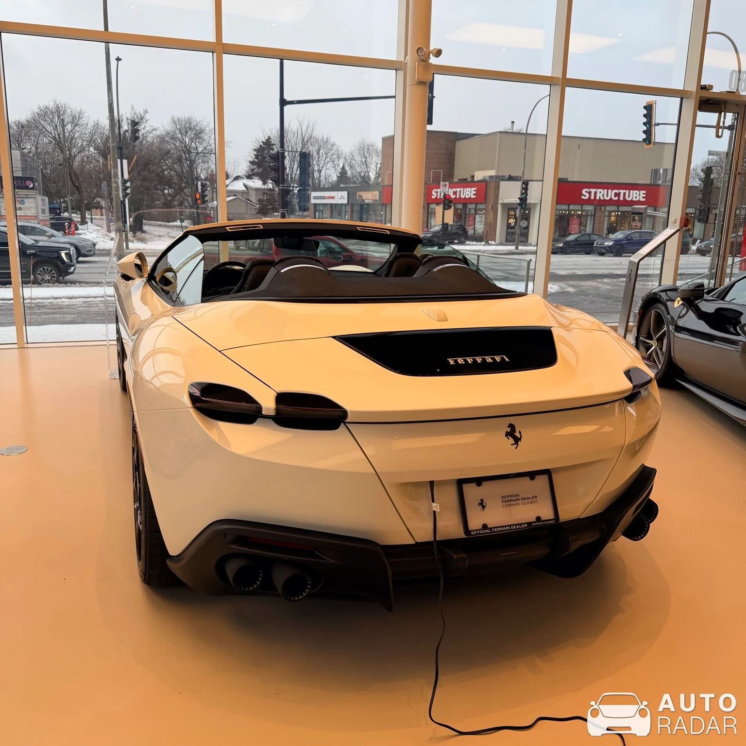 Ferrari Roma Spider spotted in Montréal, Canada