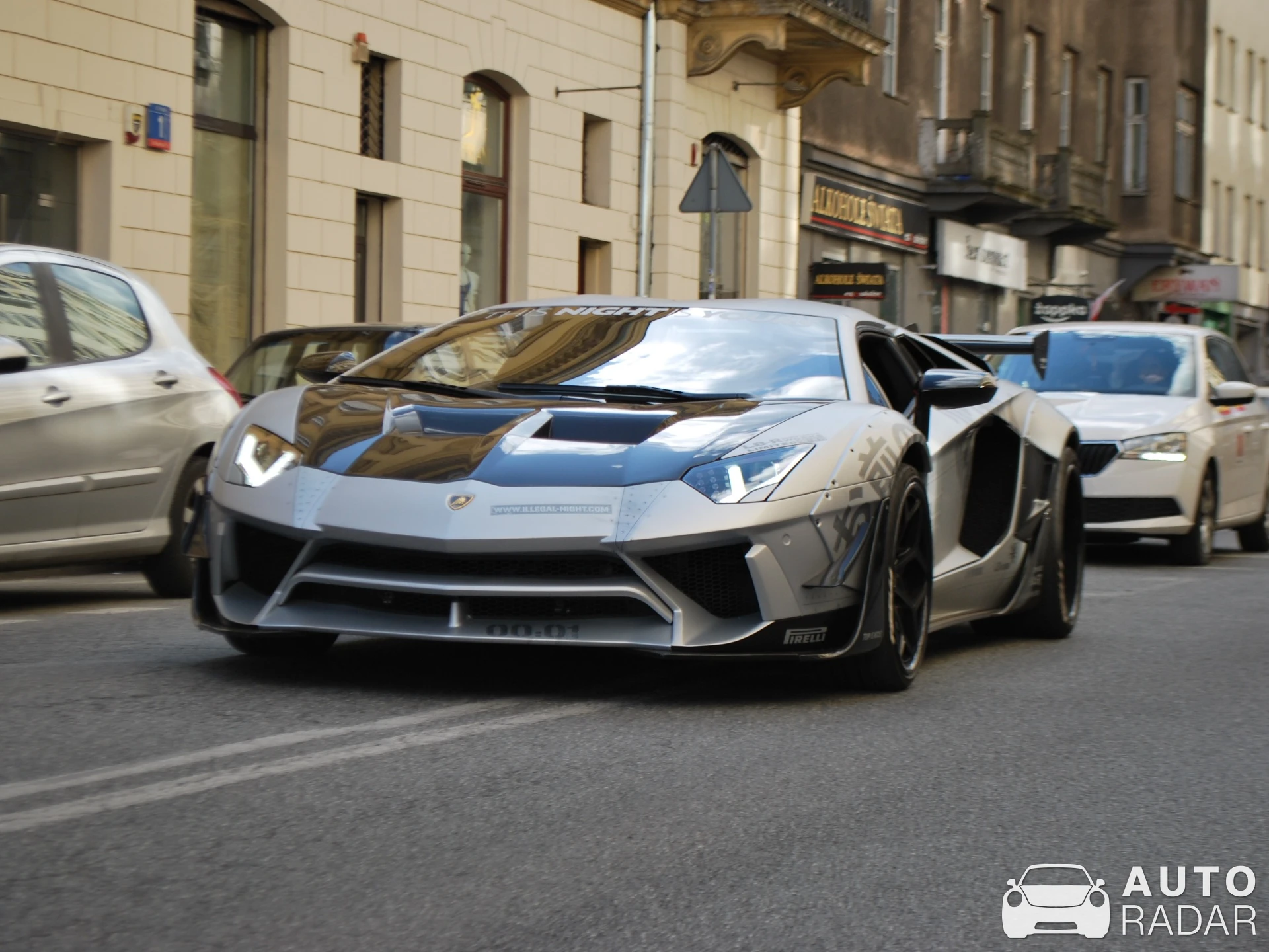 Lamborghini Aventador S LP740-4 Roadster Liberty Walk LB Performance Wide Body spotted in Warszawa, Poland