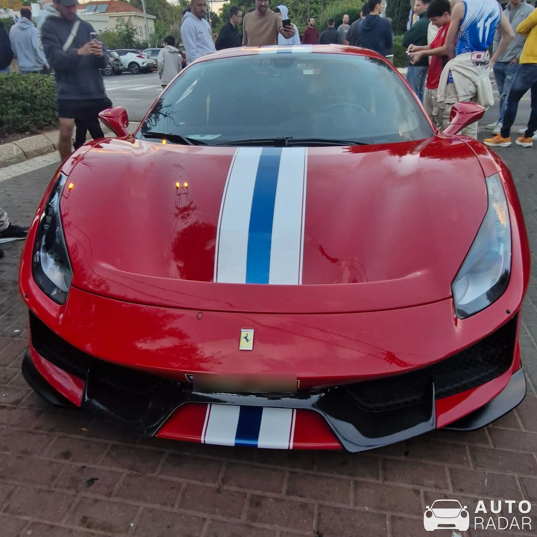 Ferrari 488 Pista spotted in Tel Aviv-Yafo, Israel