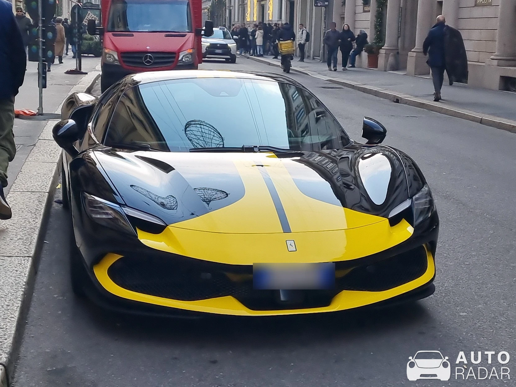 Ferrari 296 GTS Assetto Fiorano spotted in Milano, Italia
