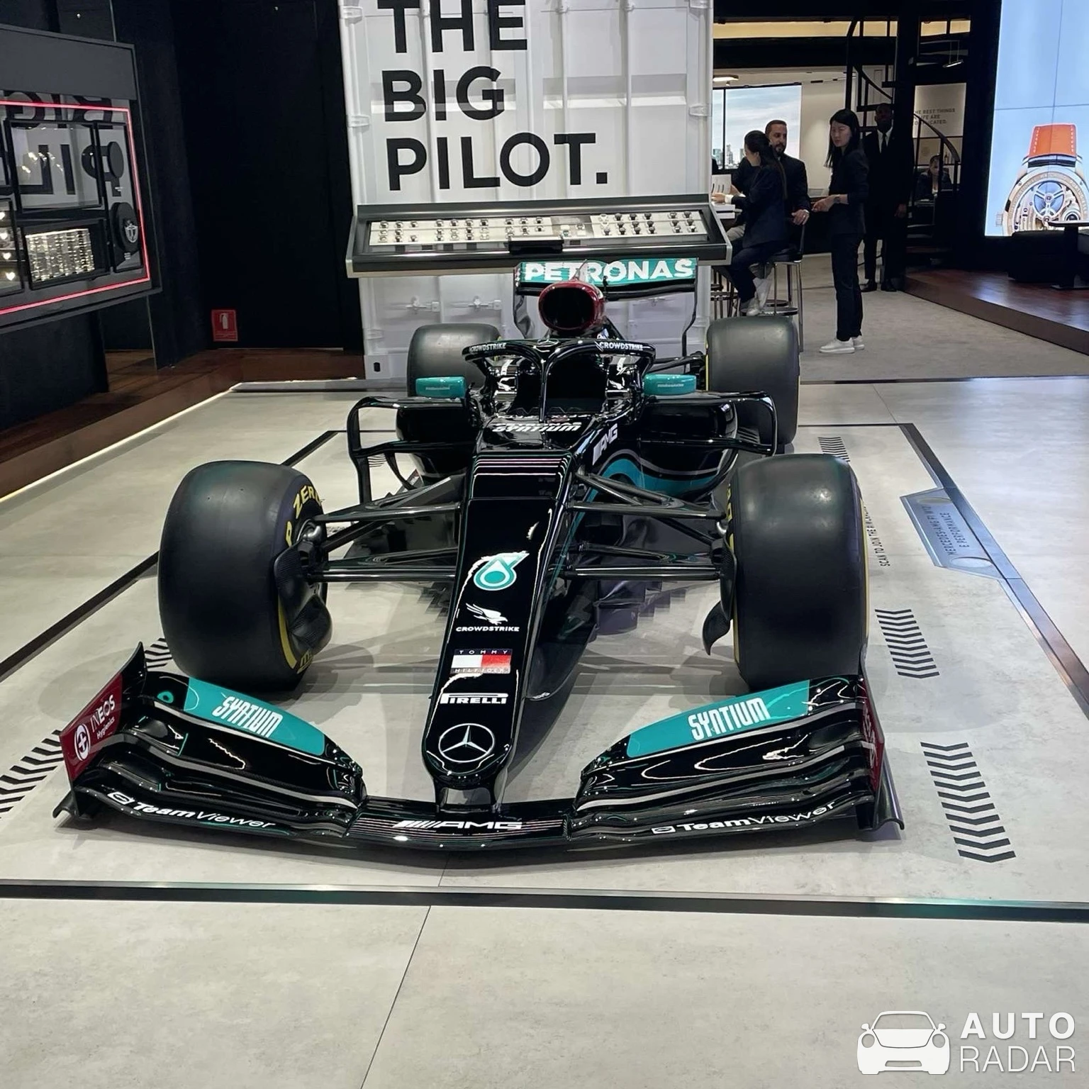 Mercedes-AMG F1 W12 EQ Power+ spotted in Dubai