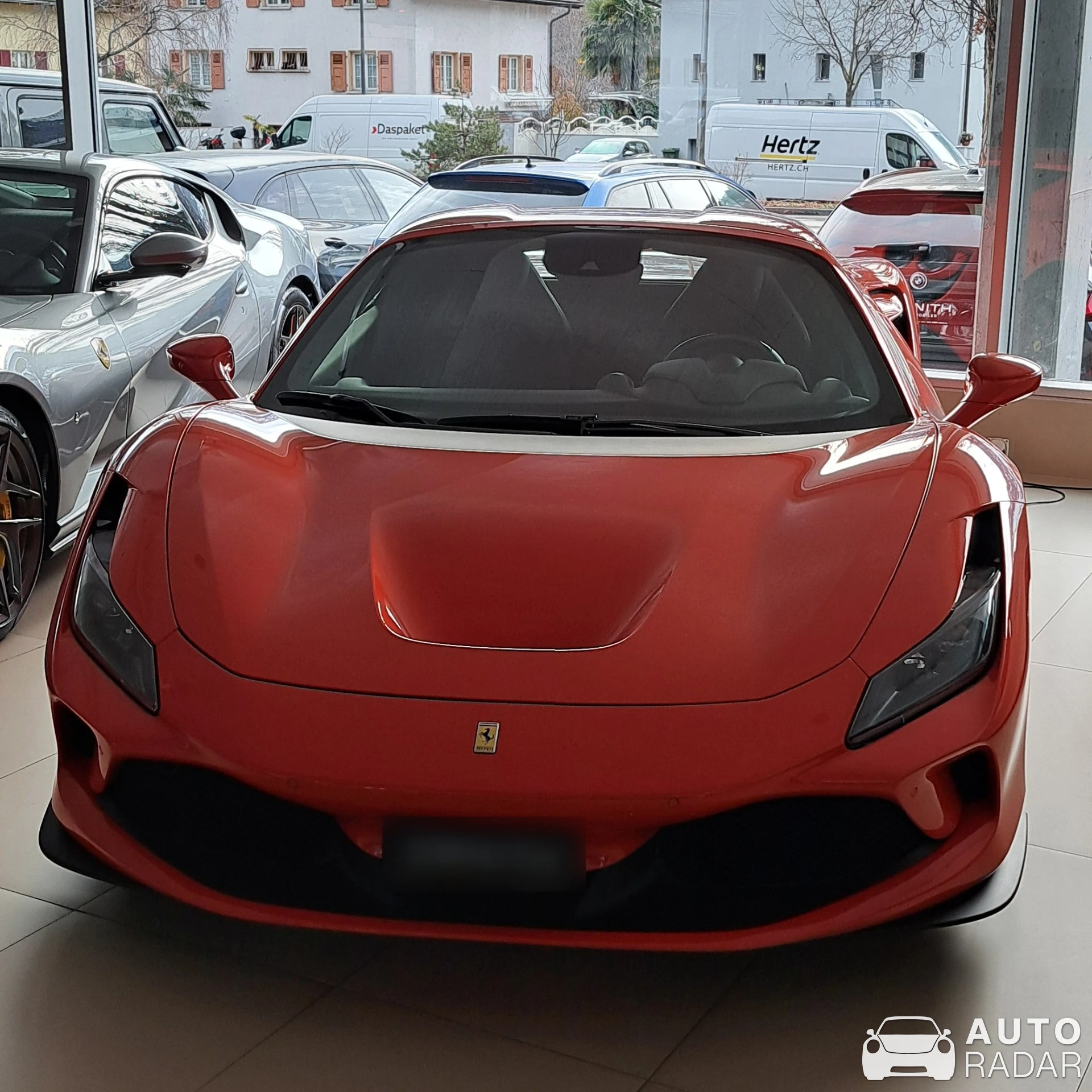 Ferrari F8 Tributo spotted in Sion, Switzerland