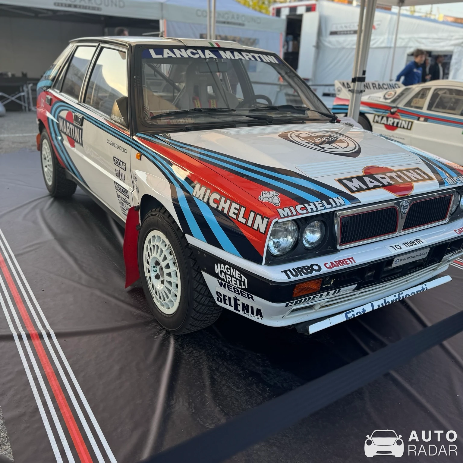 Lancia Delta HF Turbo Rallye spotted in Alba