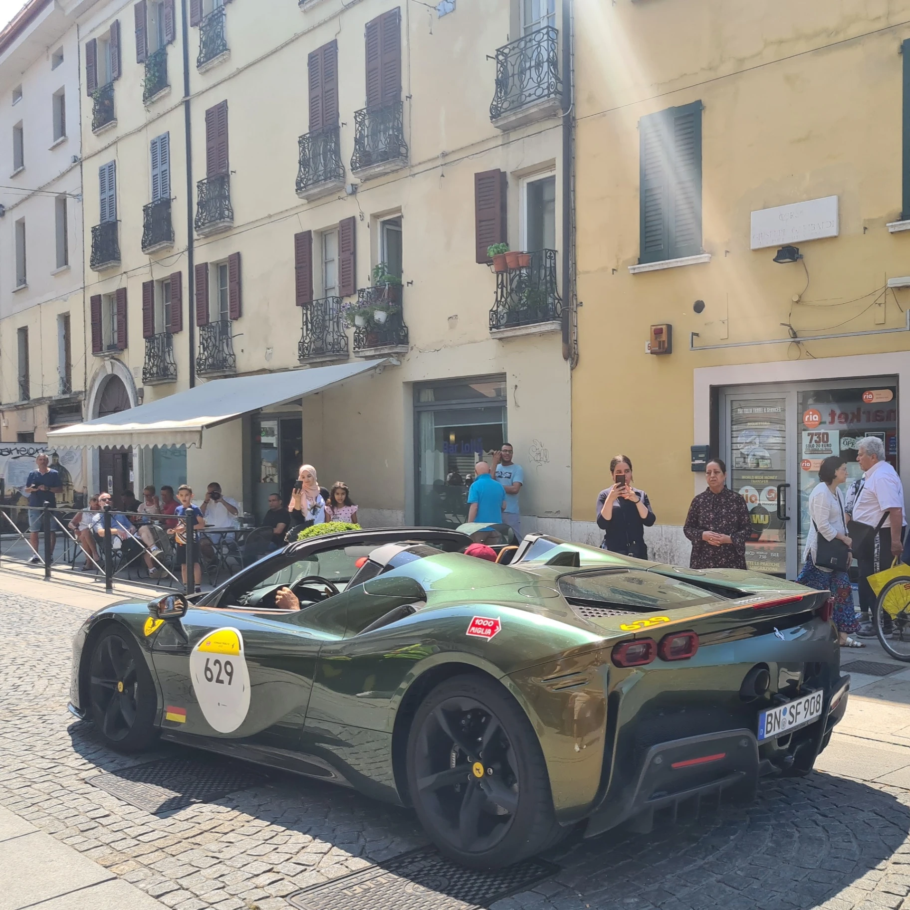 Ferrari SF90 Spider Cavalcade 10th Anniversary Edition spotted in Brescia