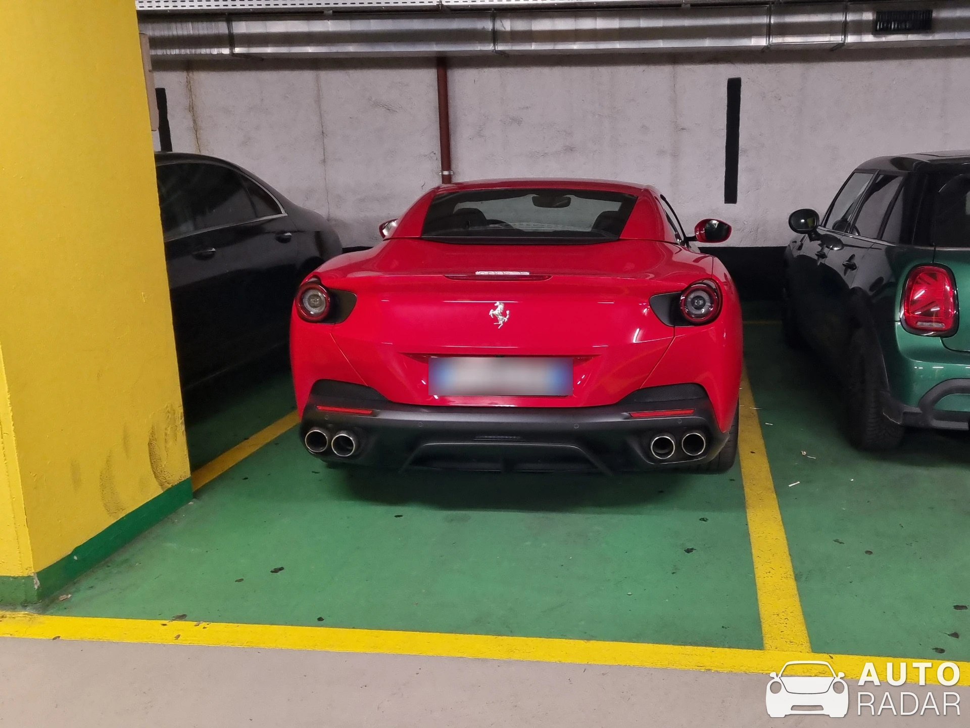 Ferrari Portofino spotted in Milano, Italy