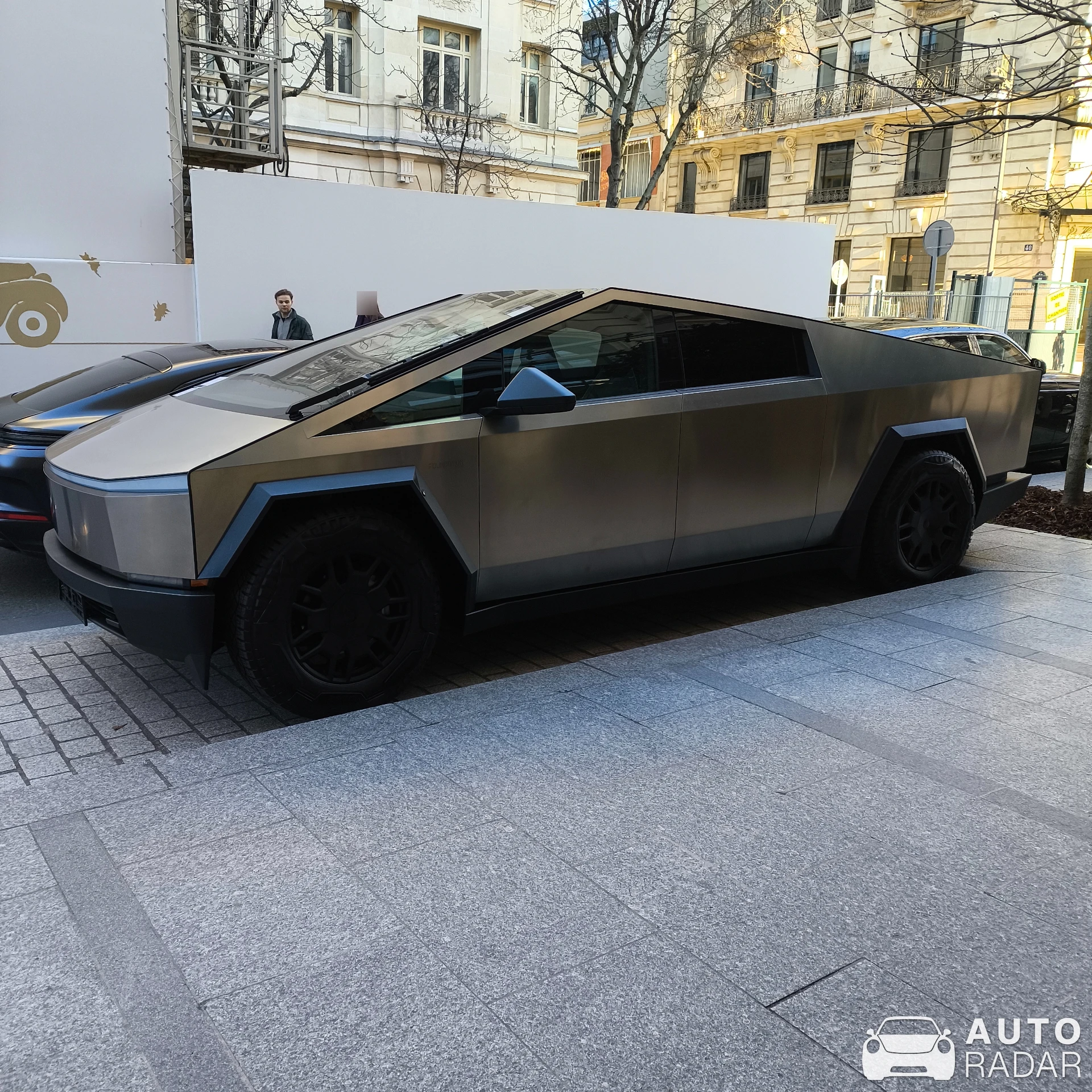 Tesla Cybertruck Foundation Series spotted in Paris
