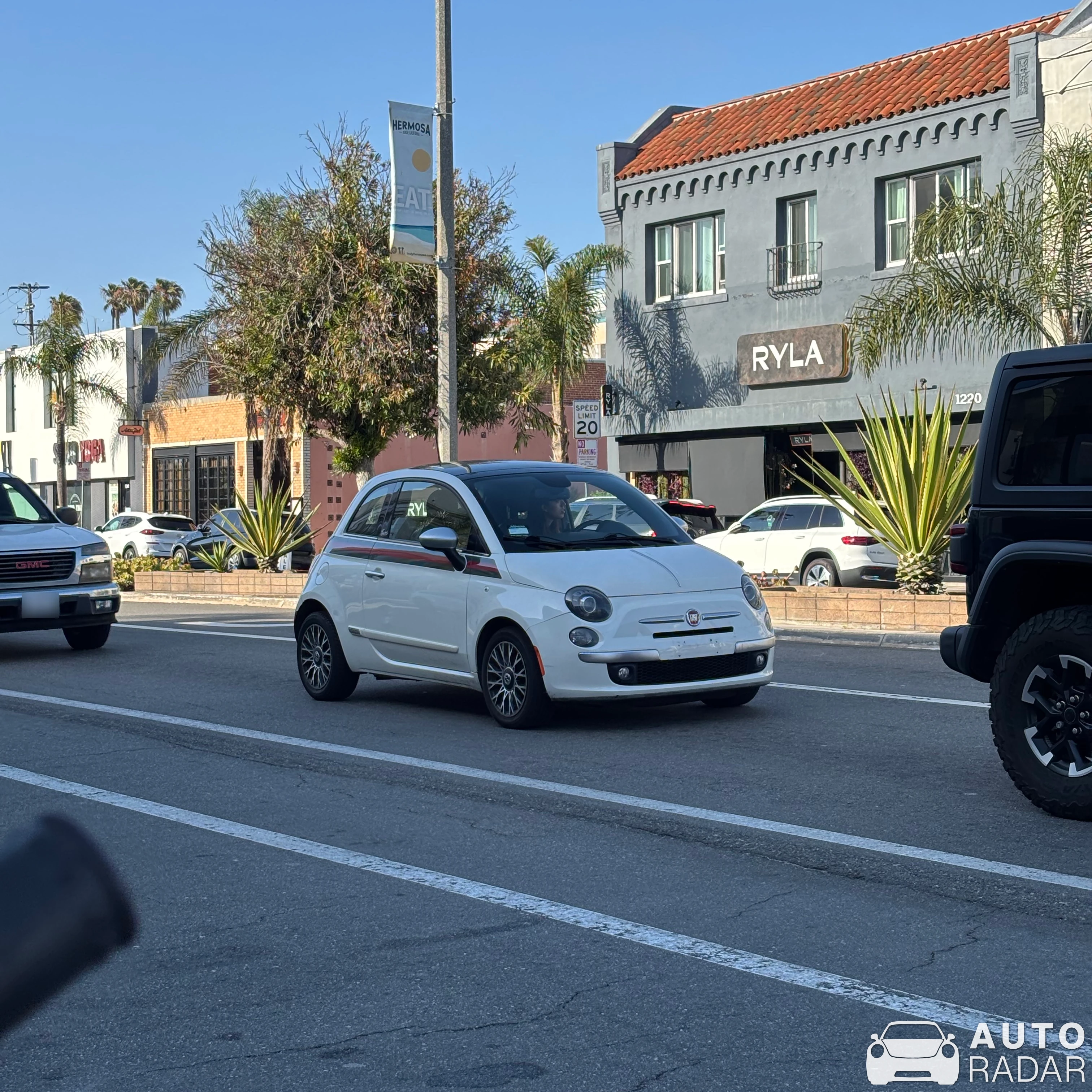 Fiat 500 by Gucci spotted in Hermosa Beach