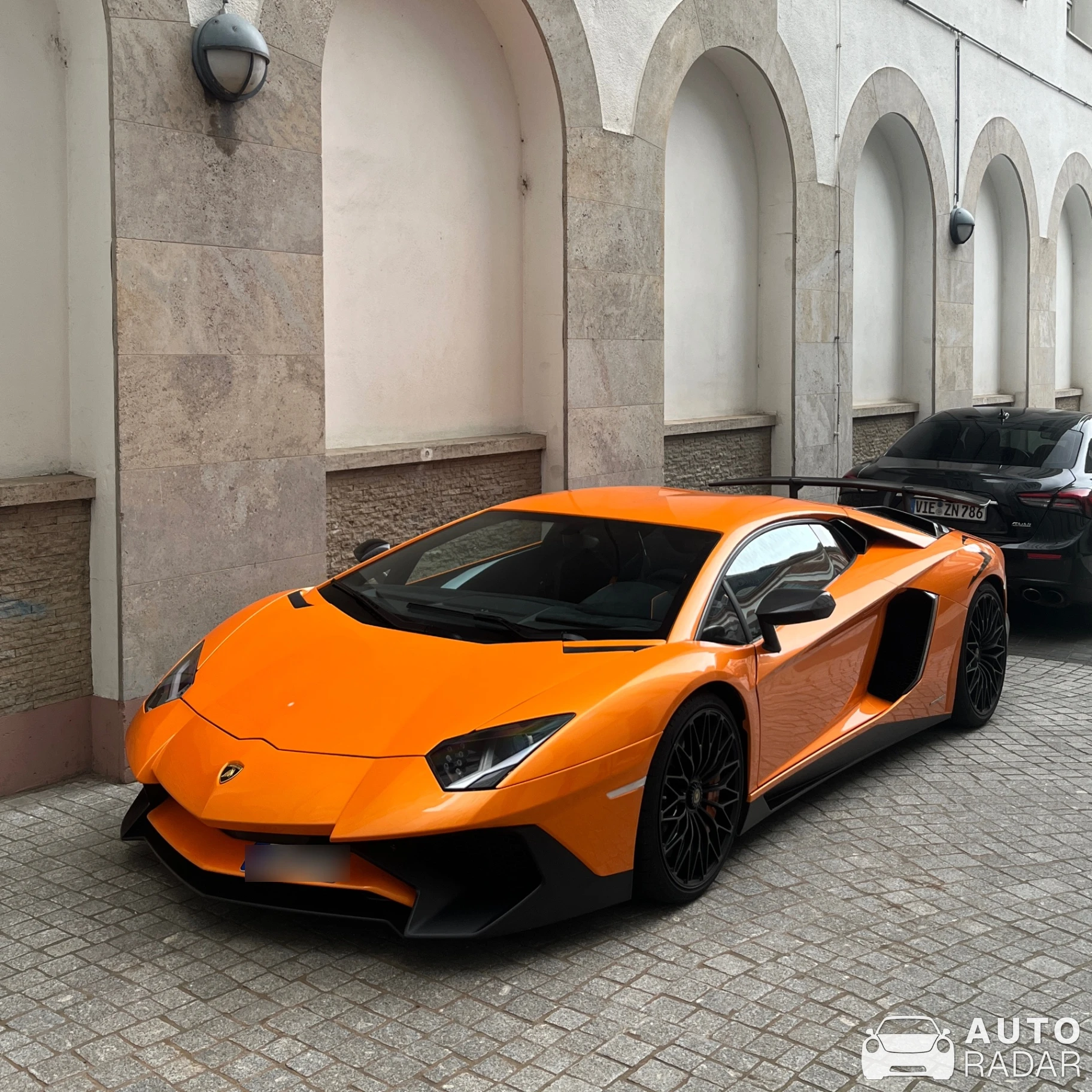 Lamborghini Aventador LP750-4 SuperVeloce spotted in Frankfurt am Main, Niemcy