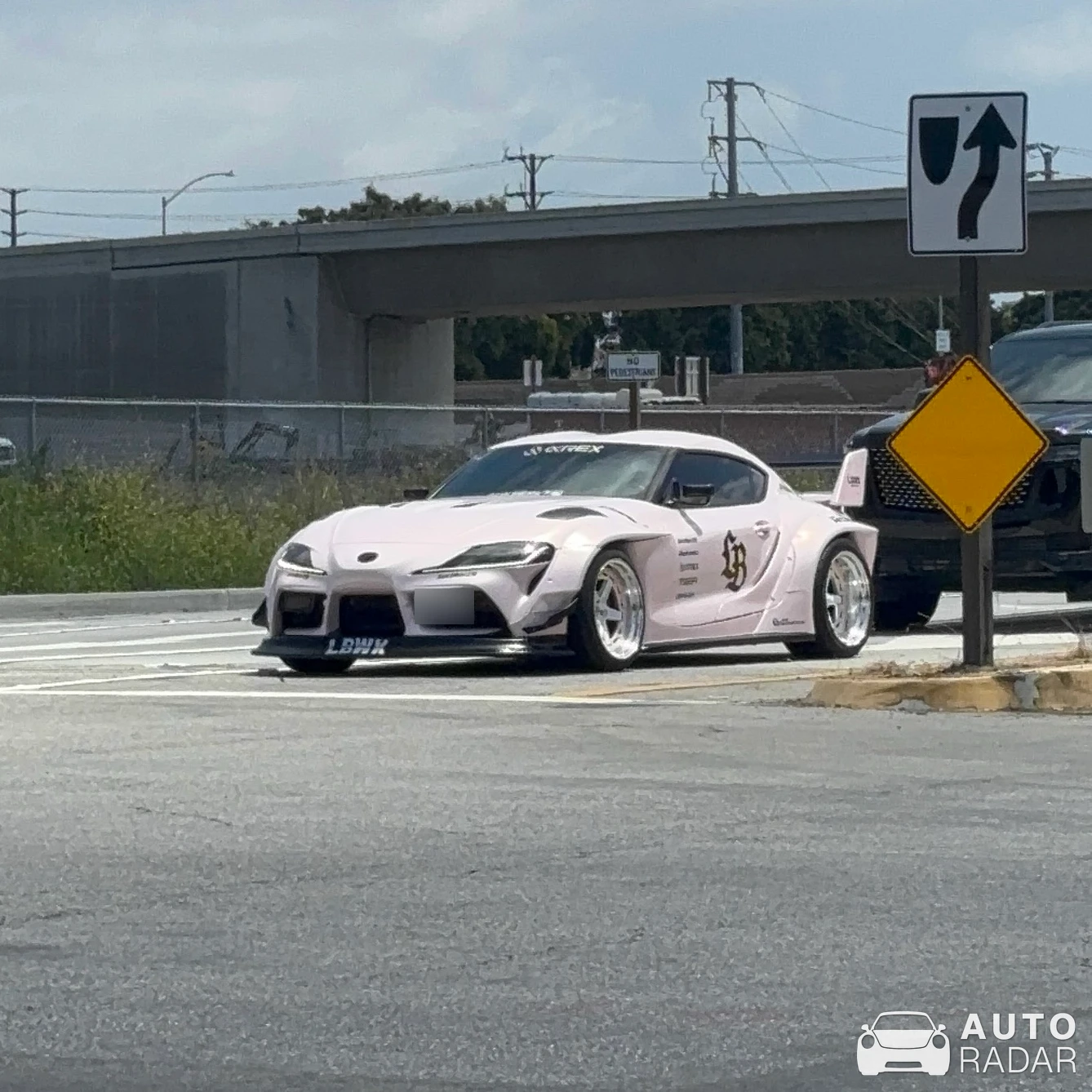 Toyota GR Supra A90 Liberty Walk spotted in Costa Mesa