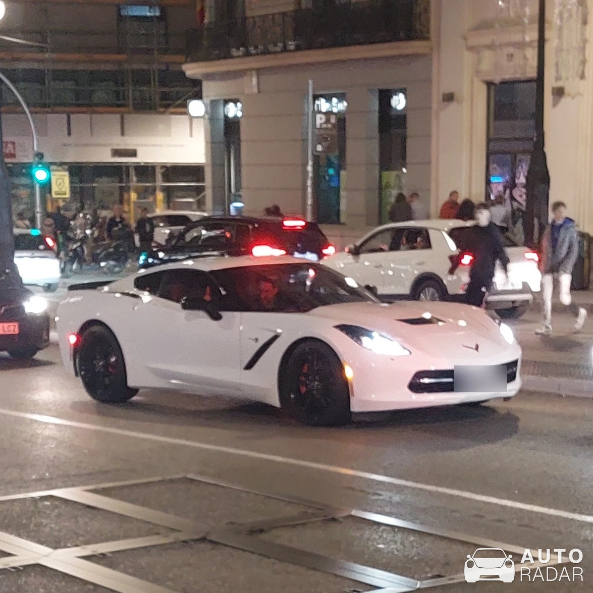 Chevrolet Corvette C7 spotted in Madrid, Spain