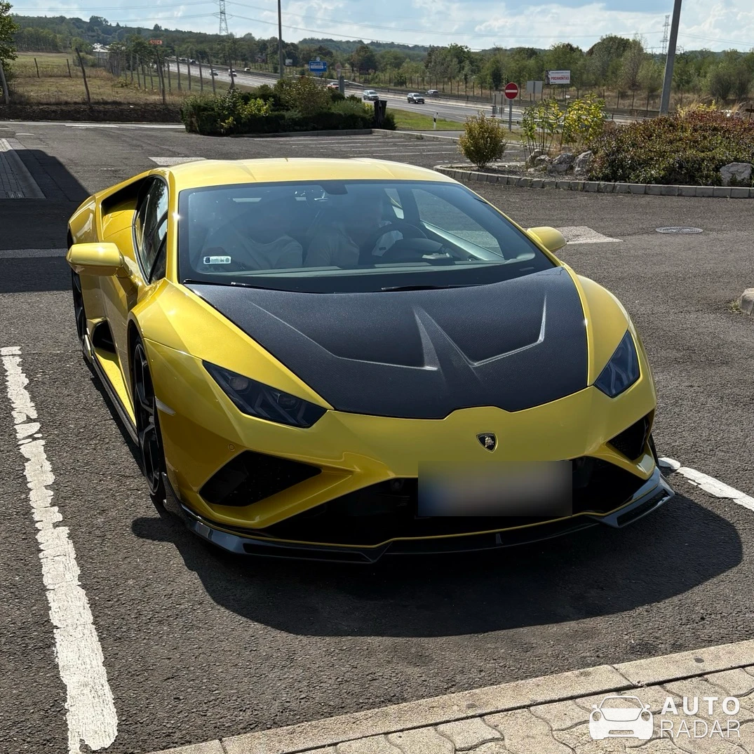 Lamborghini Huracán LP640-4 EVO spotted in Mogyoród, Угорщина