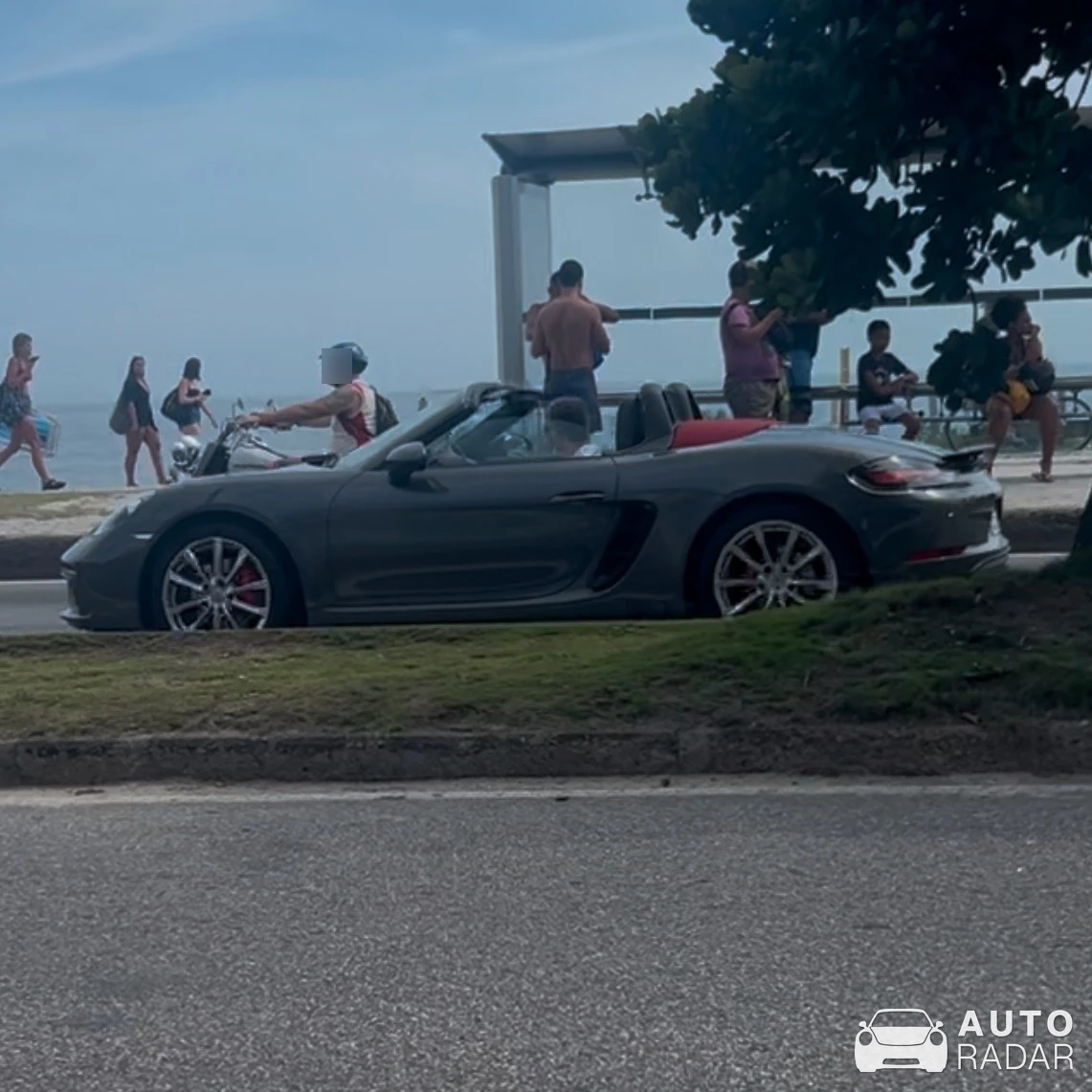 Porsche 718 Boxster spotted in Barra da Tijuca, Brazil