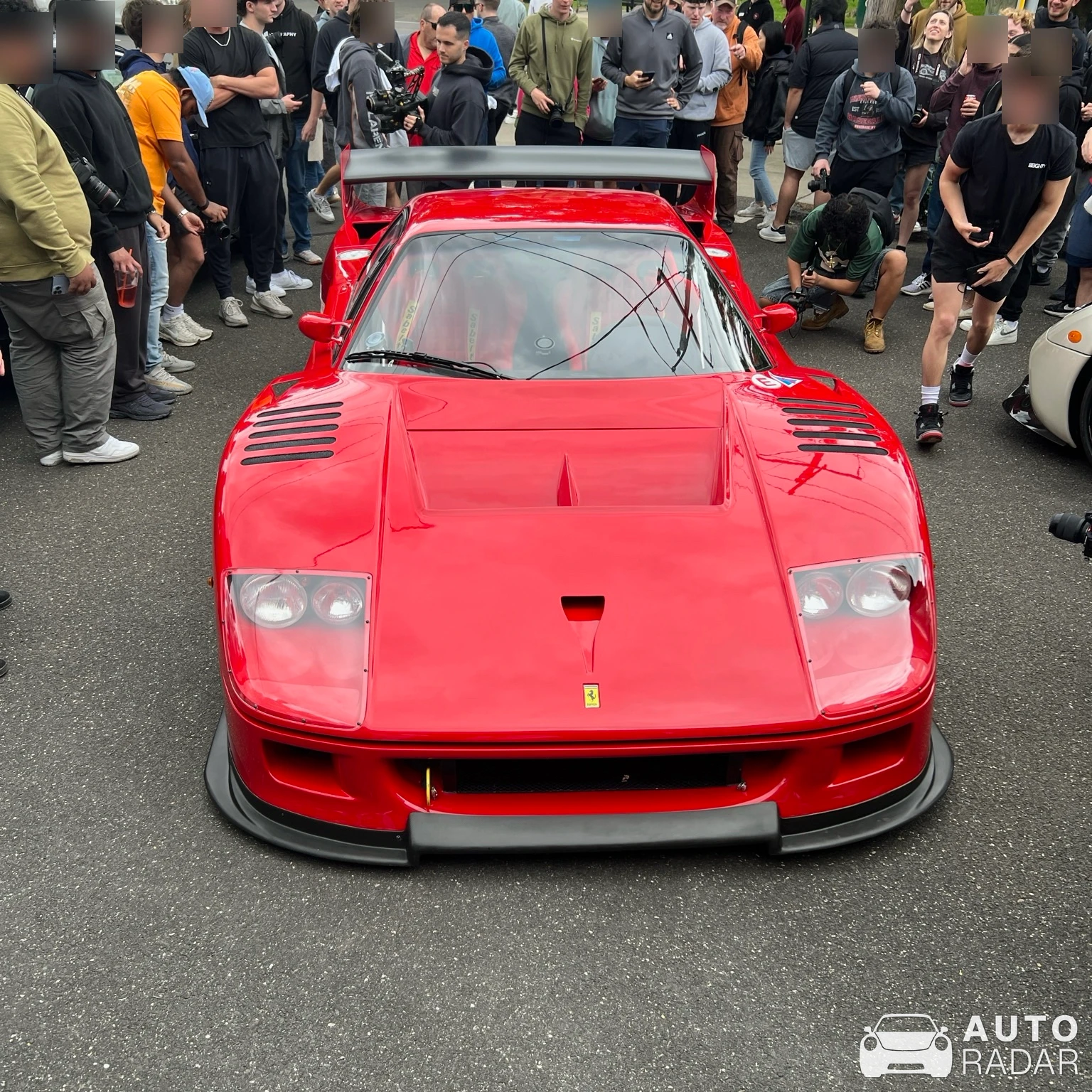 Ferrari F40 GTE spotted in Greenwich