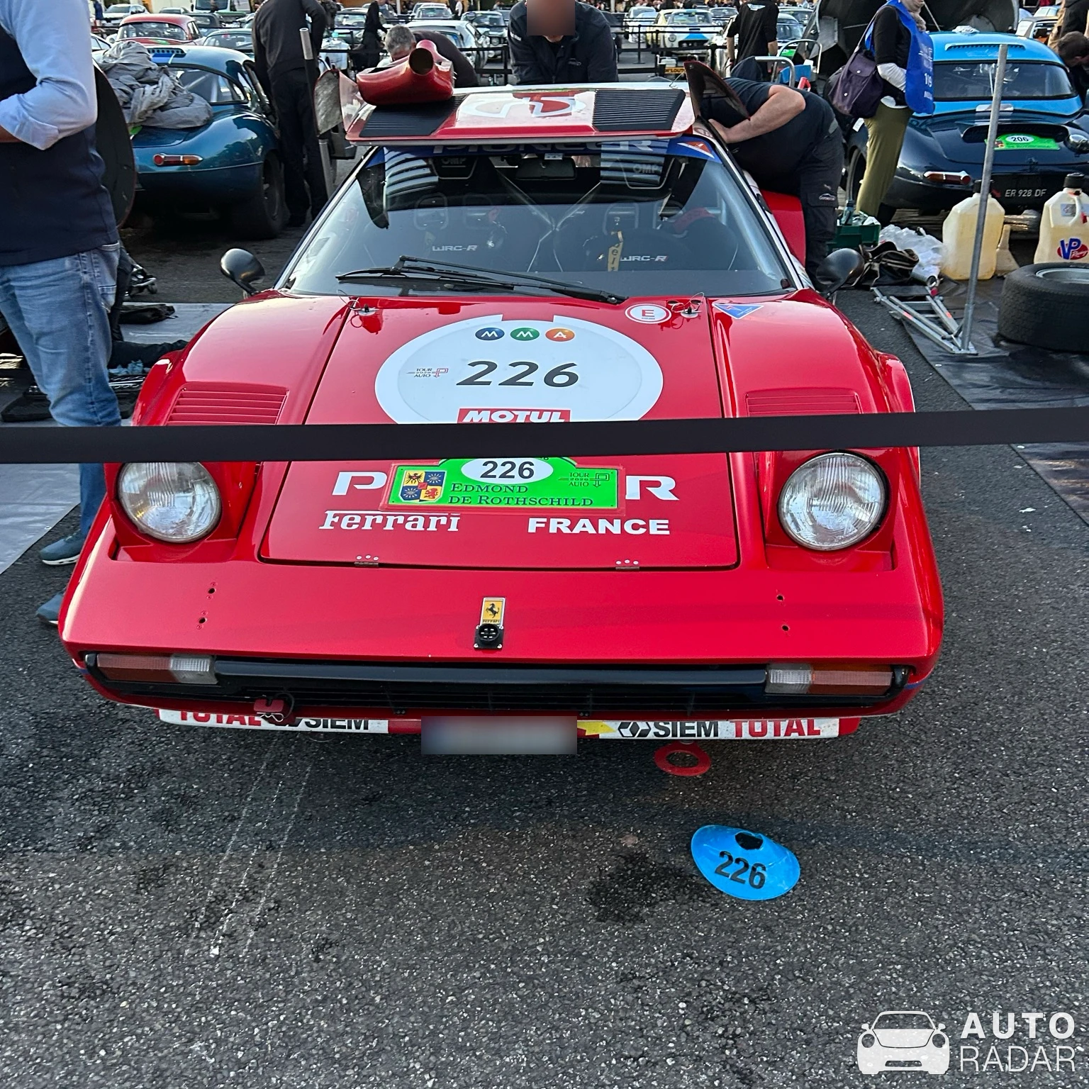 Ferrari 308 GTB Michelotto spotted in Pau