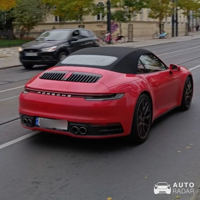 Porsche 992 Carrera S Cabriolet MkI spotted in Praha 1, Czechia