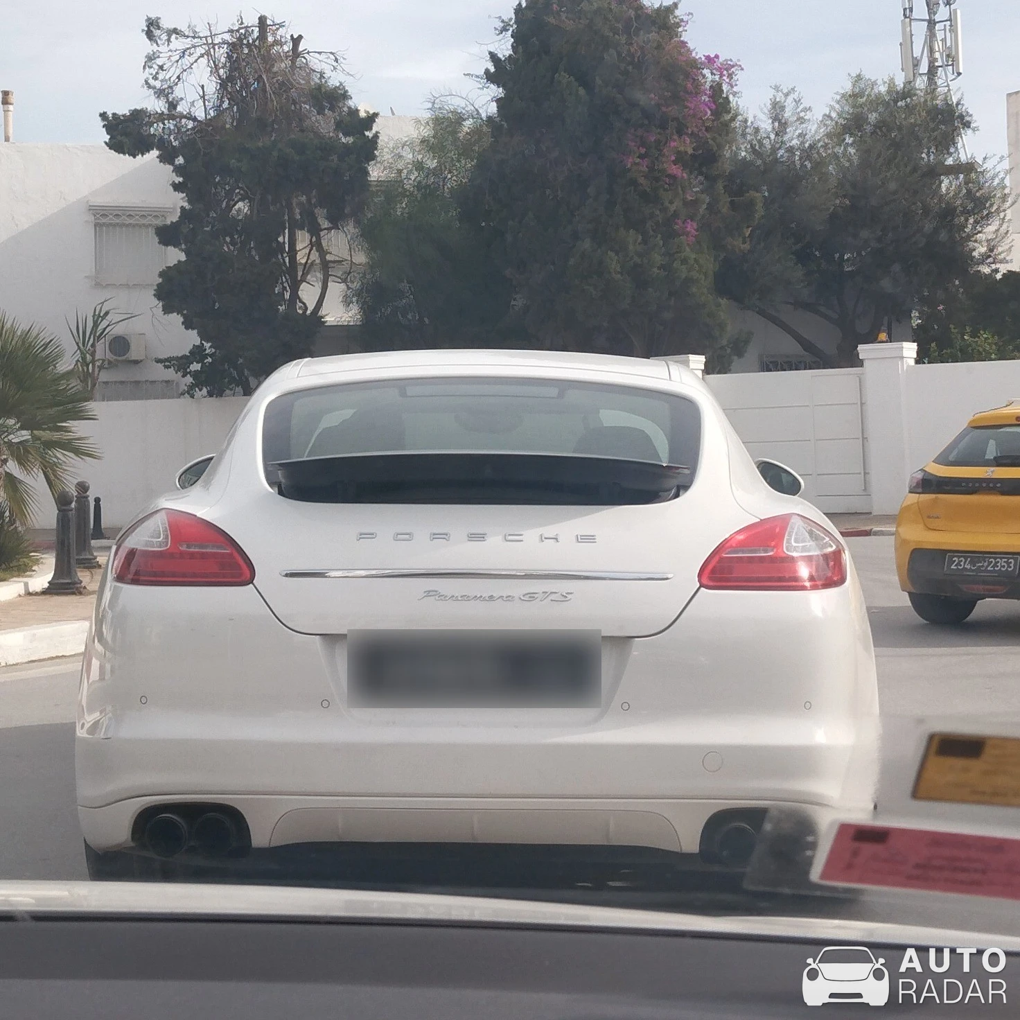 Porsche 970 Panamera GTS spotted in Site archéologique de Carthage, Tunisia