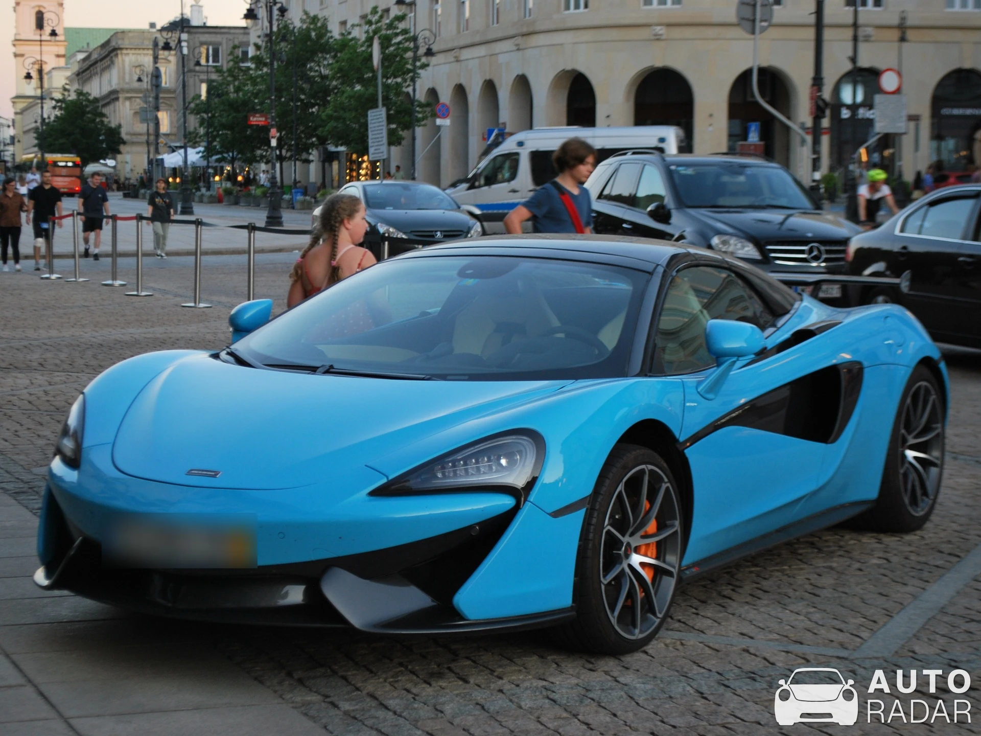 McLaren 570S Spider spotted in Warszawa, Poland