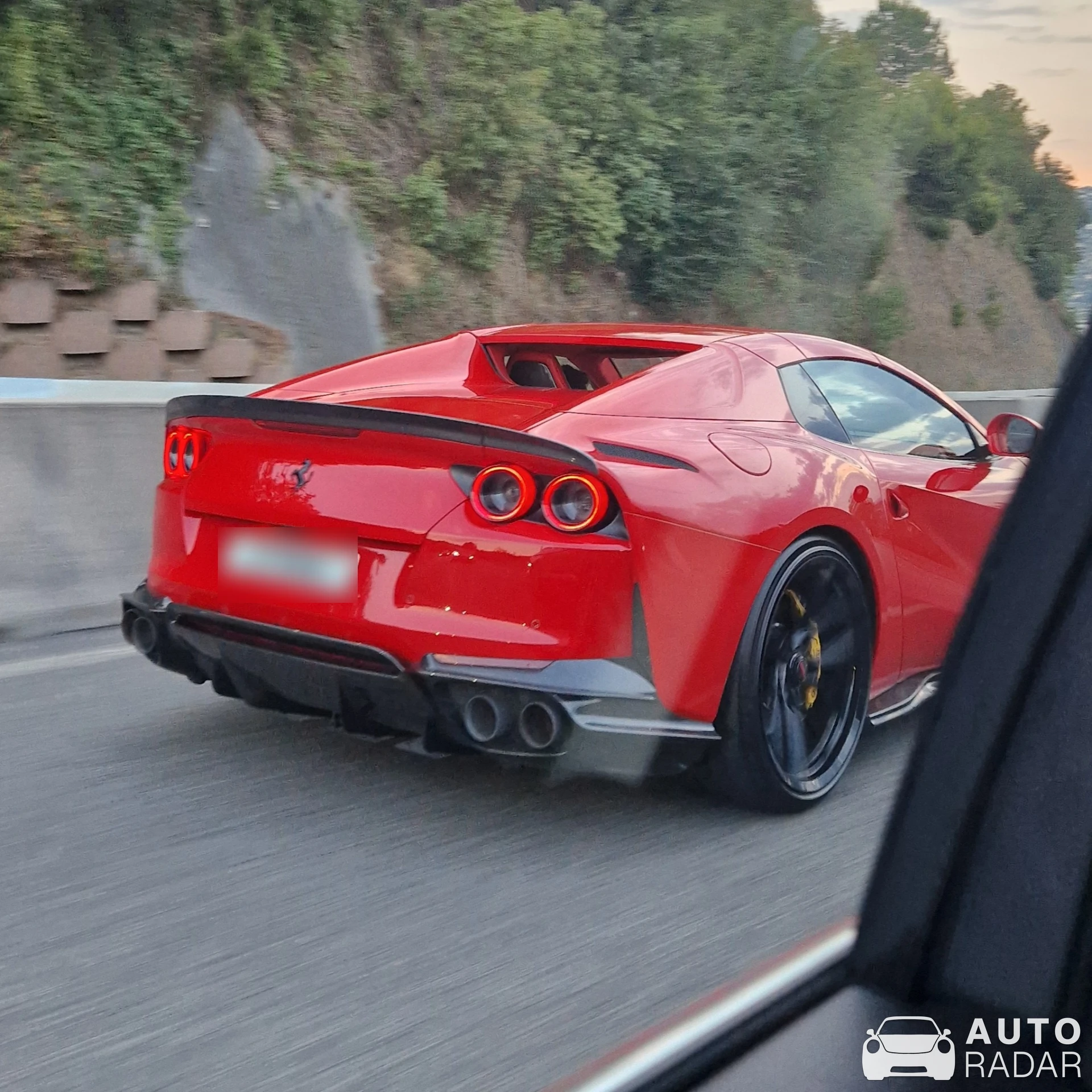 Ferrari 812 GTS Novitec Rosso spotted in La Trinité