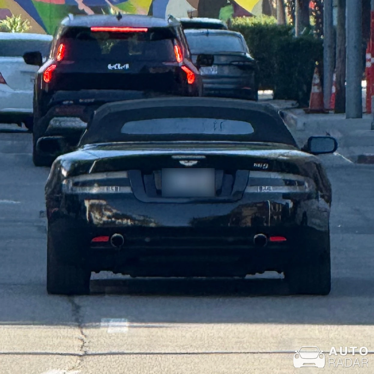 Aston Martin DB9 Volante spotted in Beverly Hills, United States