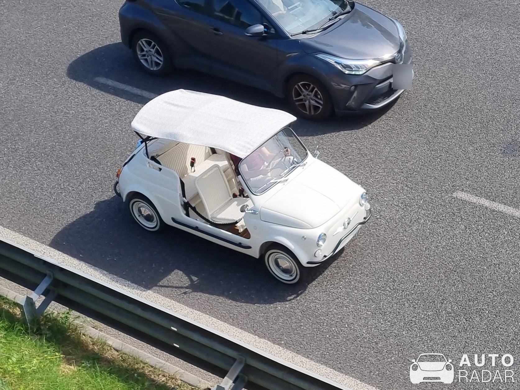 Fiat 500 Jolly spotted in Milano