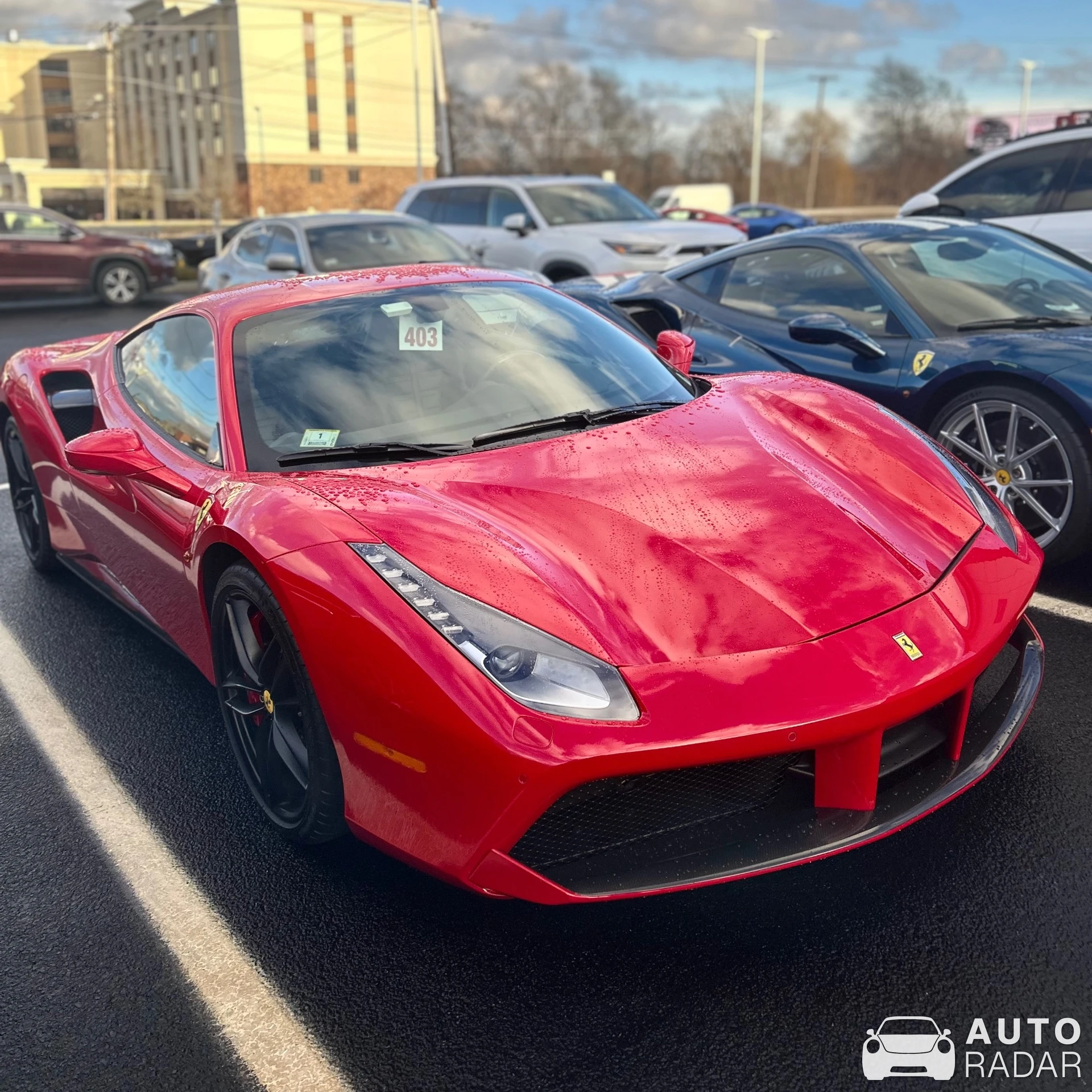 Ferrari 488 GTB spotted in Norwood, United States